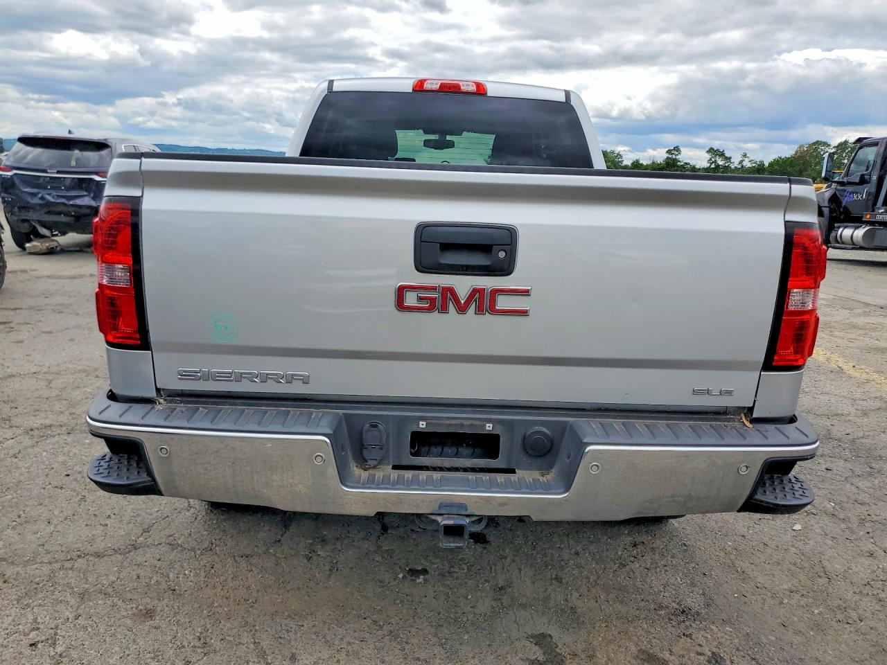 2014 Gmc Sierra K1500 Sle Silver vin: 3GTU2UEH6EG305894