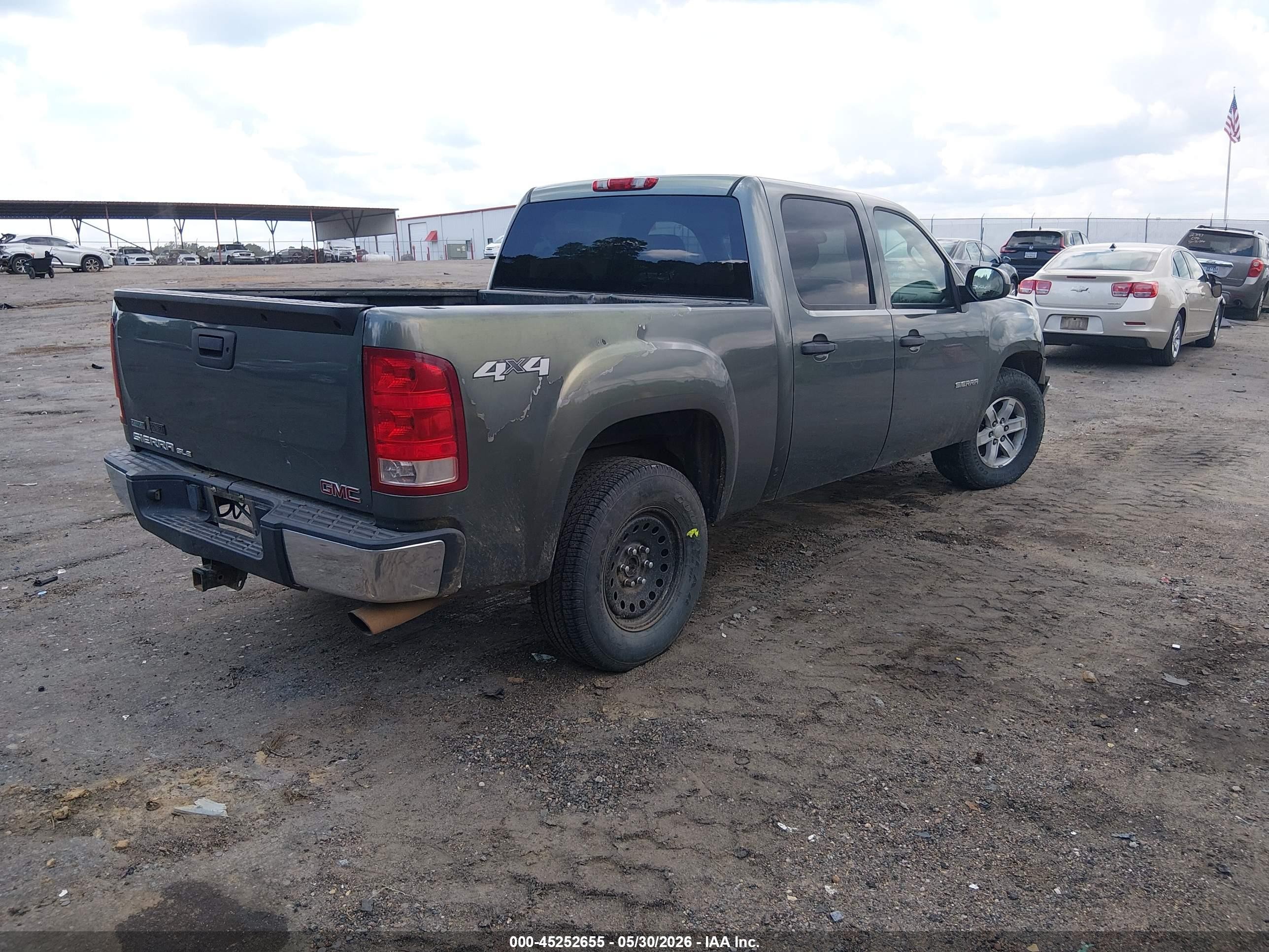 2011 Gmc Sierra 1500 Sle Gray vin: 3GTU2VE22BG200248