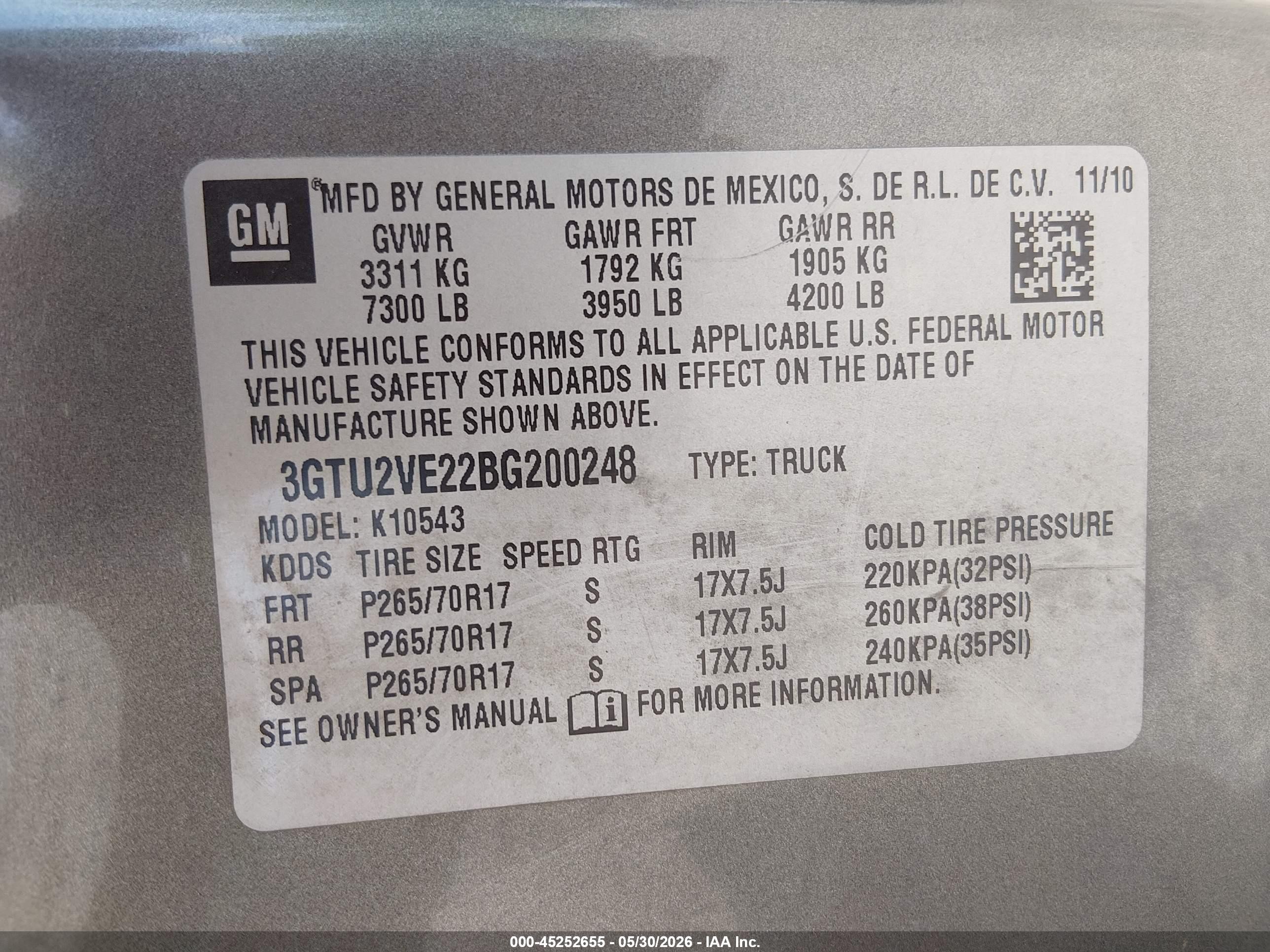 2011 Gmc Sierra 1500 Sle Gray vin: 3GTU2VE22BG200248
