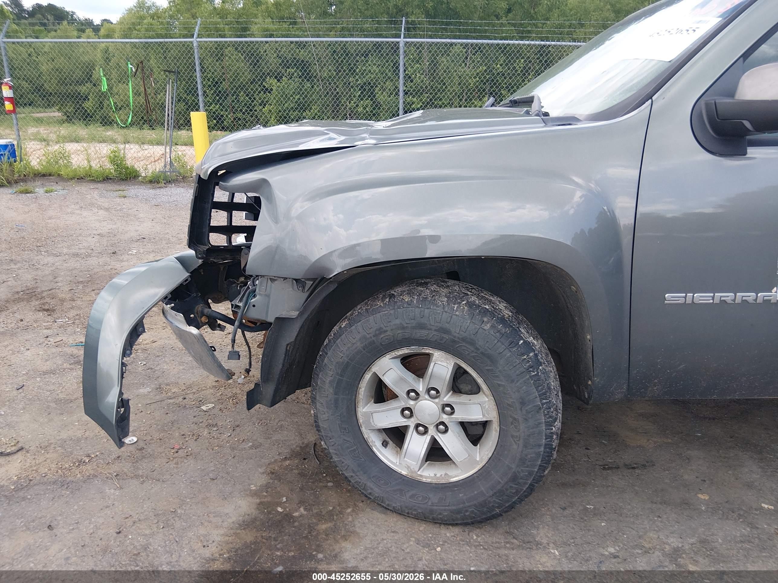 2011 Gmc Sierra 1500 Sle Gray vin: 3GTU2VE22BG200248