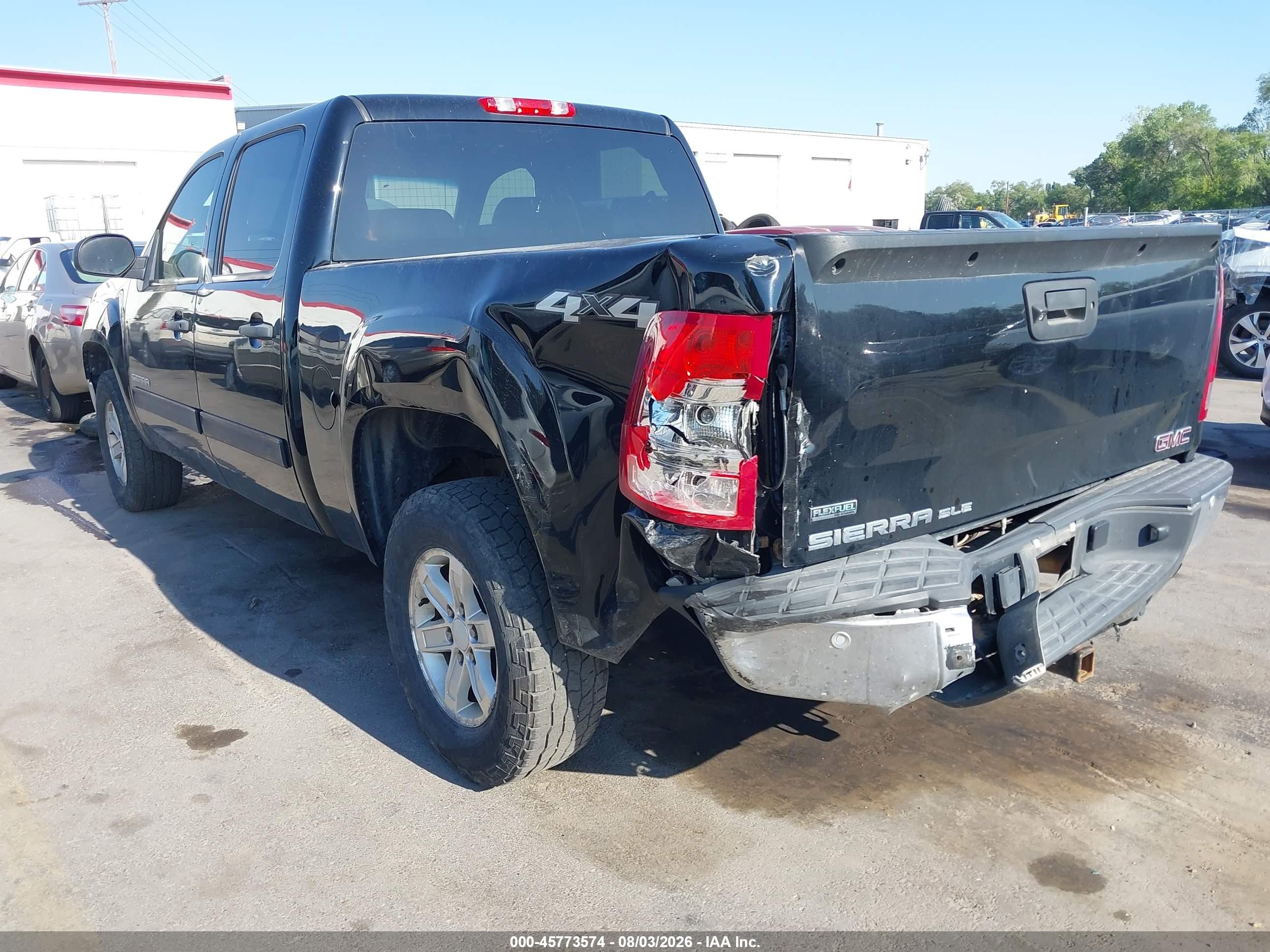 2012 Gmc Sierra 1500 Sle Black vin: 3GTU2VE26CG120033