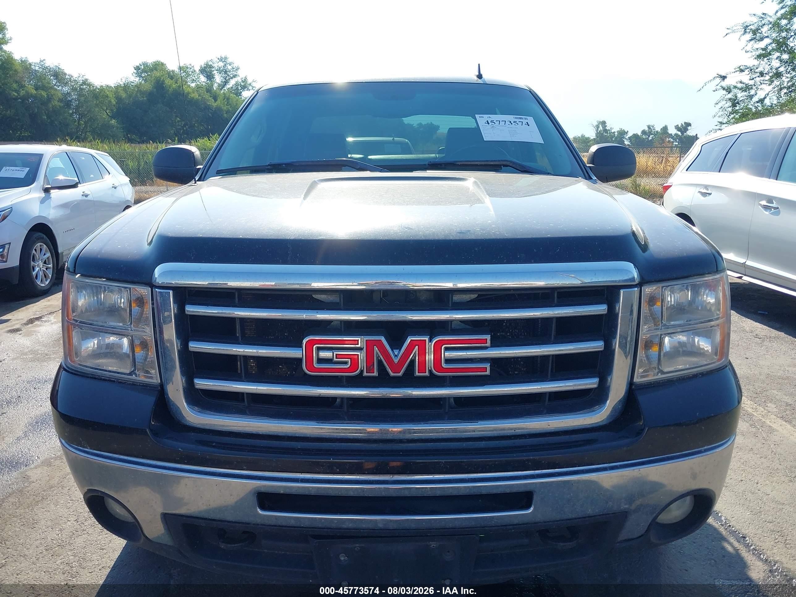 2012 Gmc Sierra 1500 Sle Black vin: 3GTU2VE26CG120033