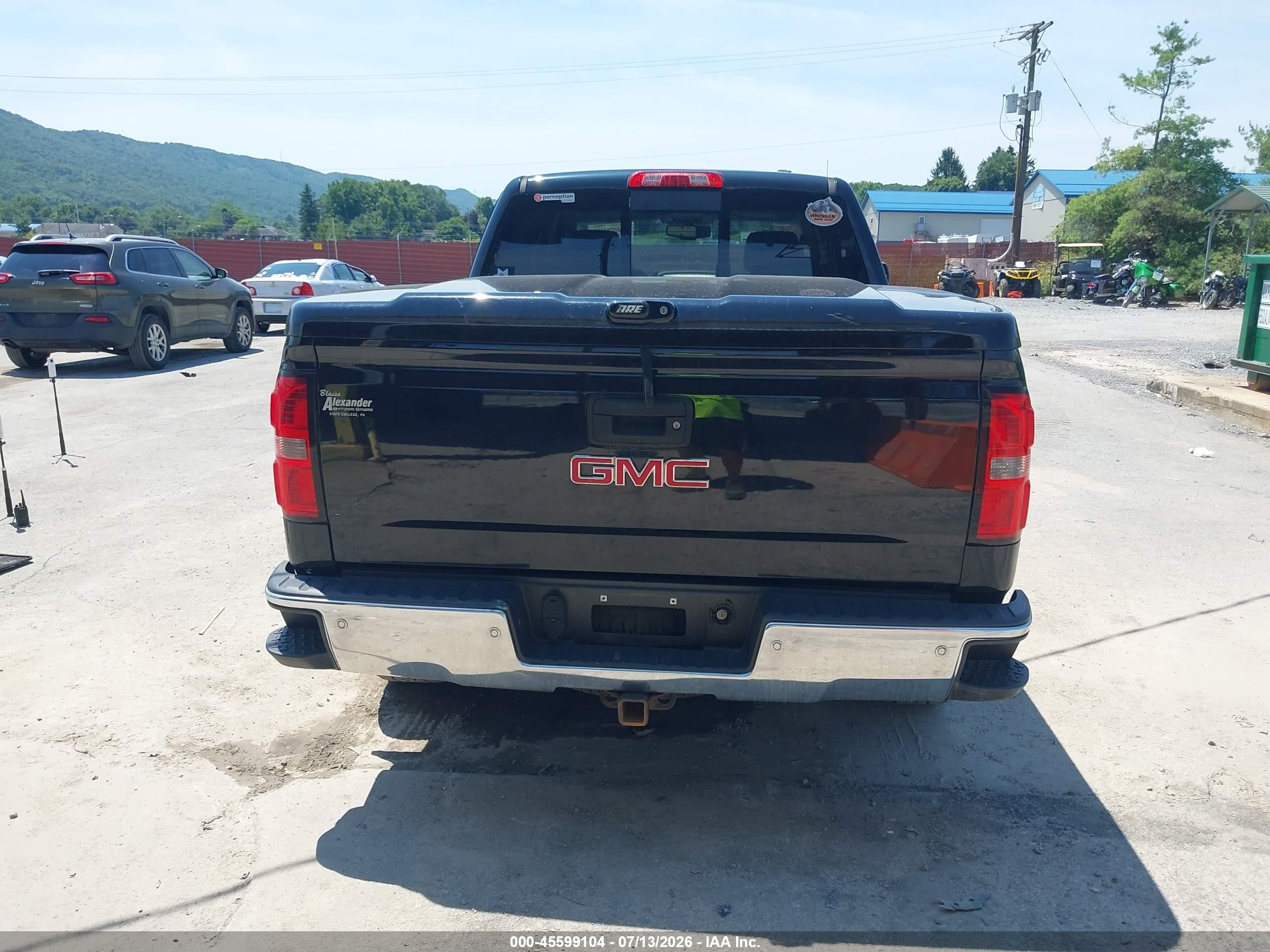 2014 Gmc Sierra 1500 Slt Black vin: 3GTU2VEC0EG192597