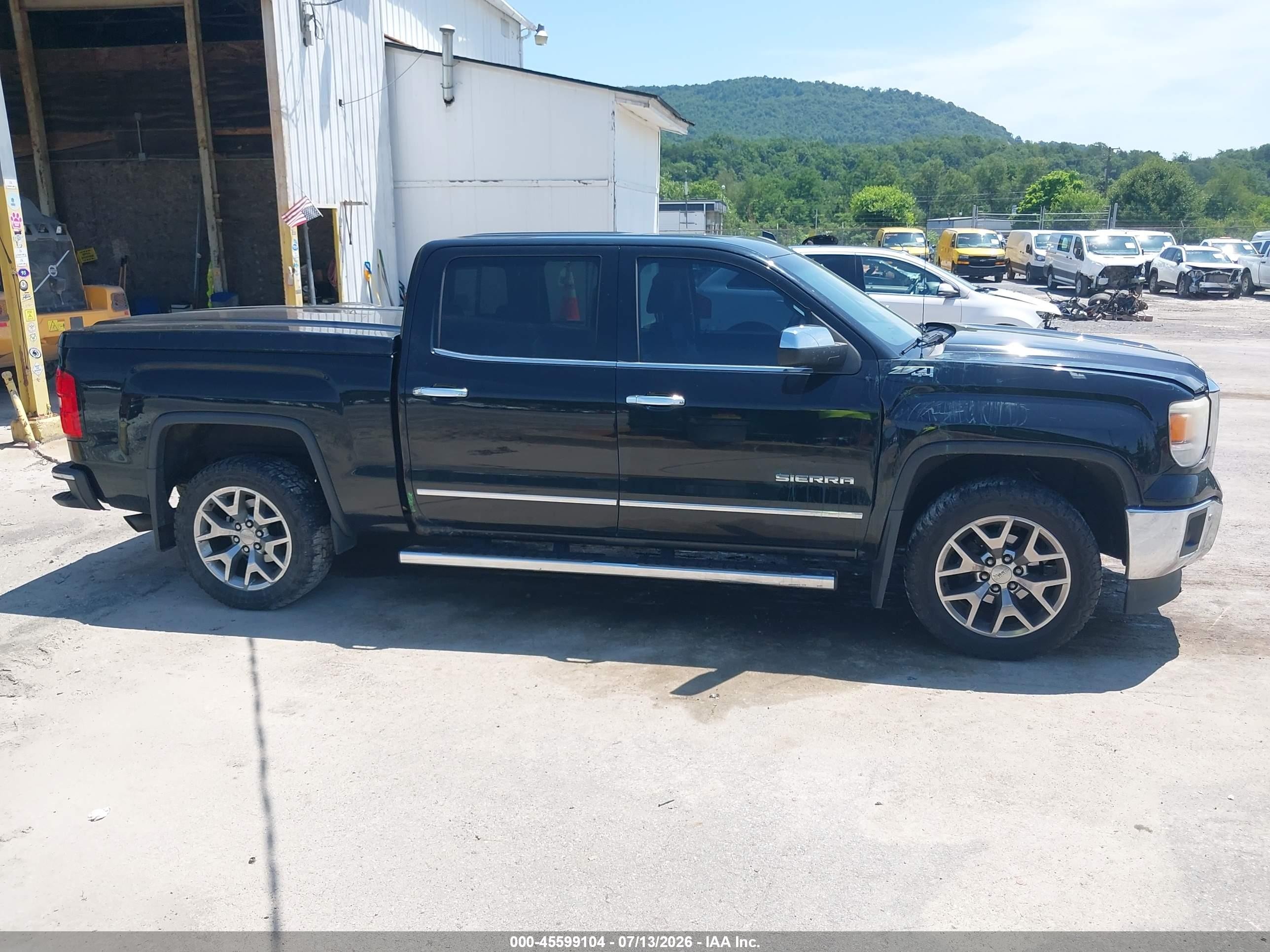 2014 Gmc Sierra 1500 Slt Black vin: 3GTU2VEC0EG192597