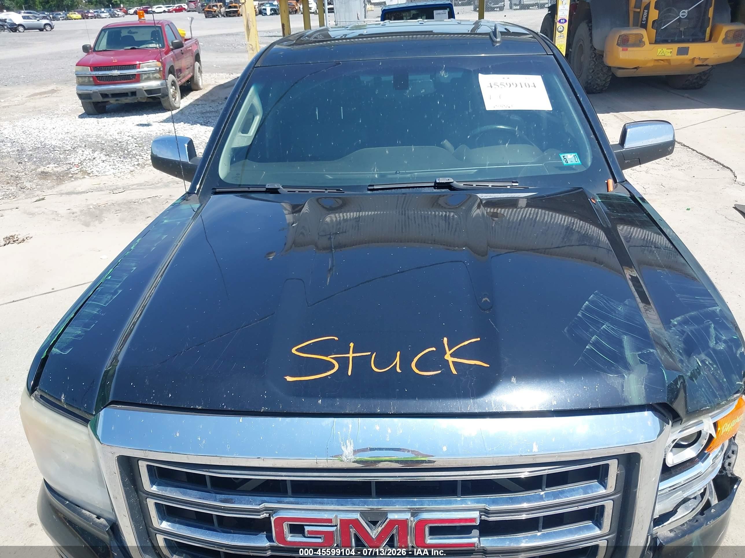 2014 Gmc Sierra 1500 Slt Black vin: 3GTU2VEC0EG192597