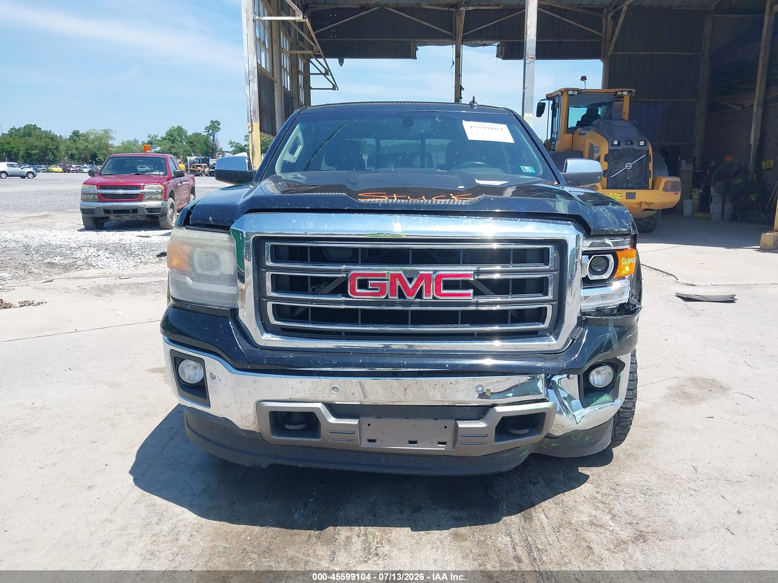 2014 Gmc Sierra 1500 Slt Black vin: 3GTU2VEC0EG192597
