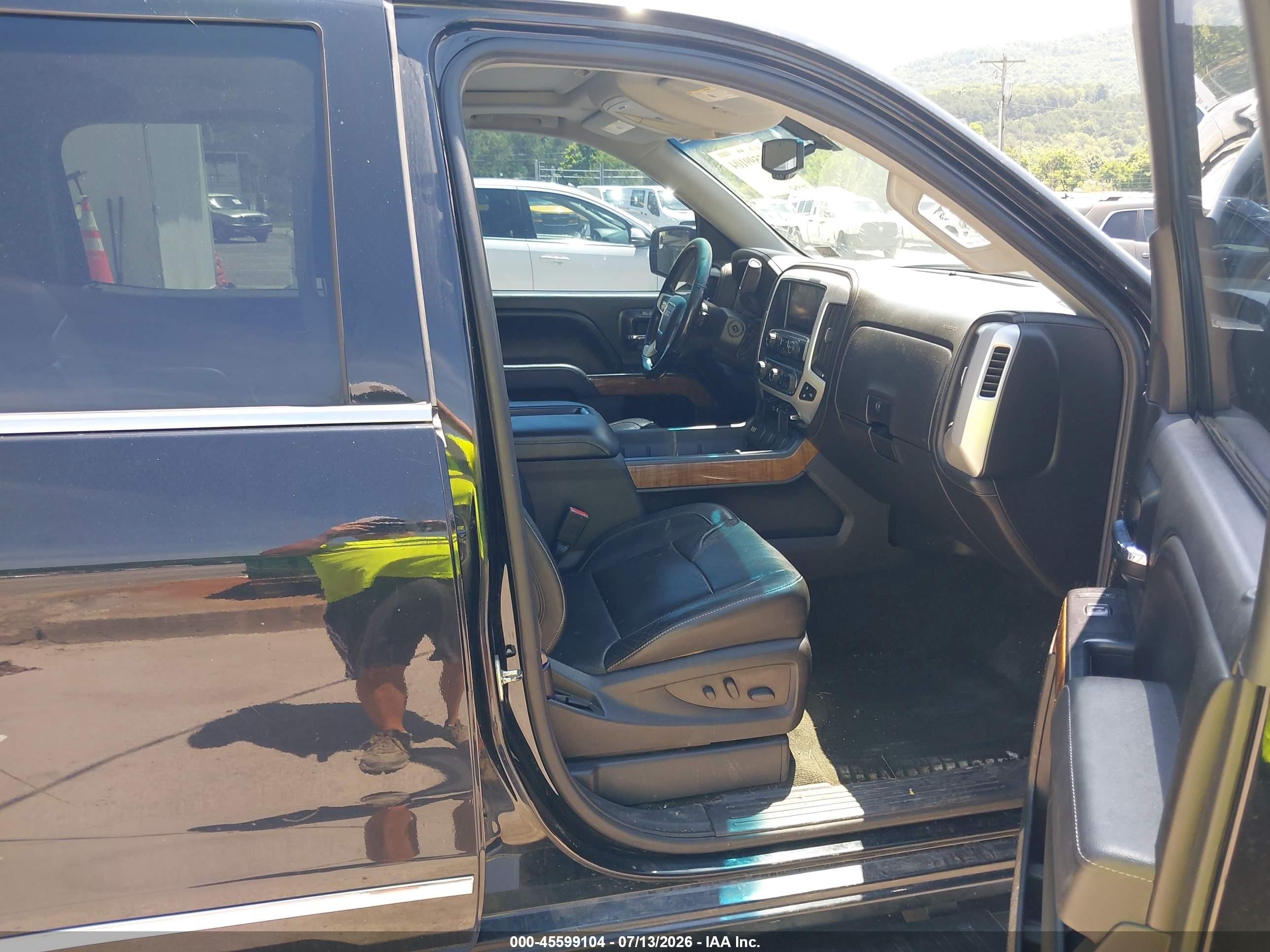 2014 Gmc Sierra 1500 Slt Black vin: 3GTU2VEC0EG192597