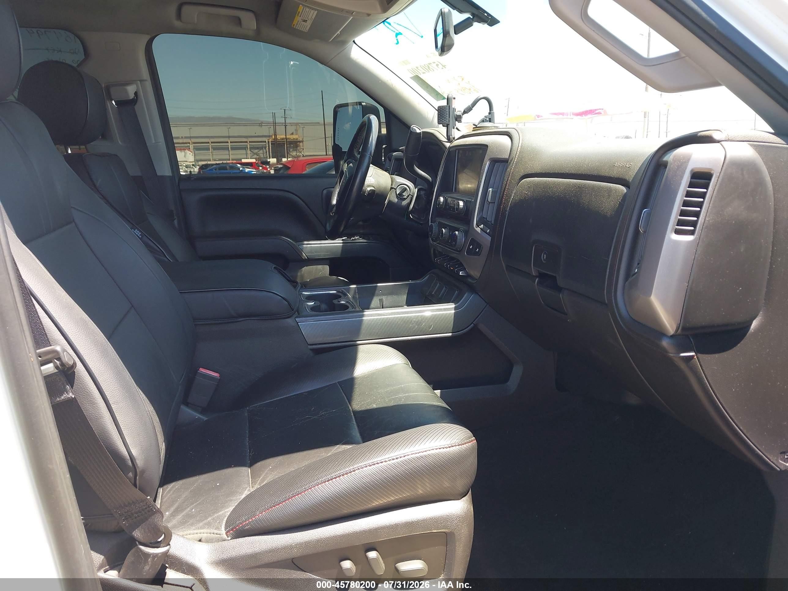 2014 Gmc Sierra 1500 Slt White vin: 3GTU2VEC0EG202576