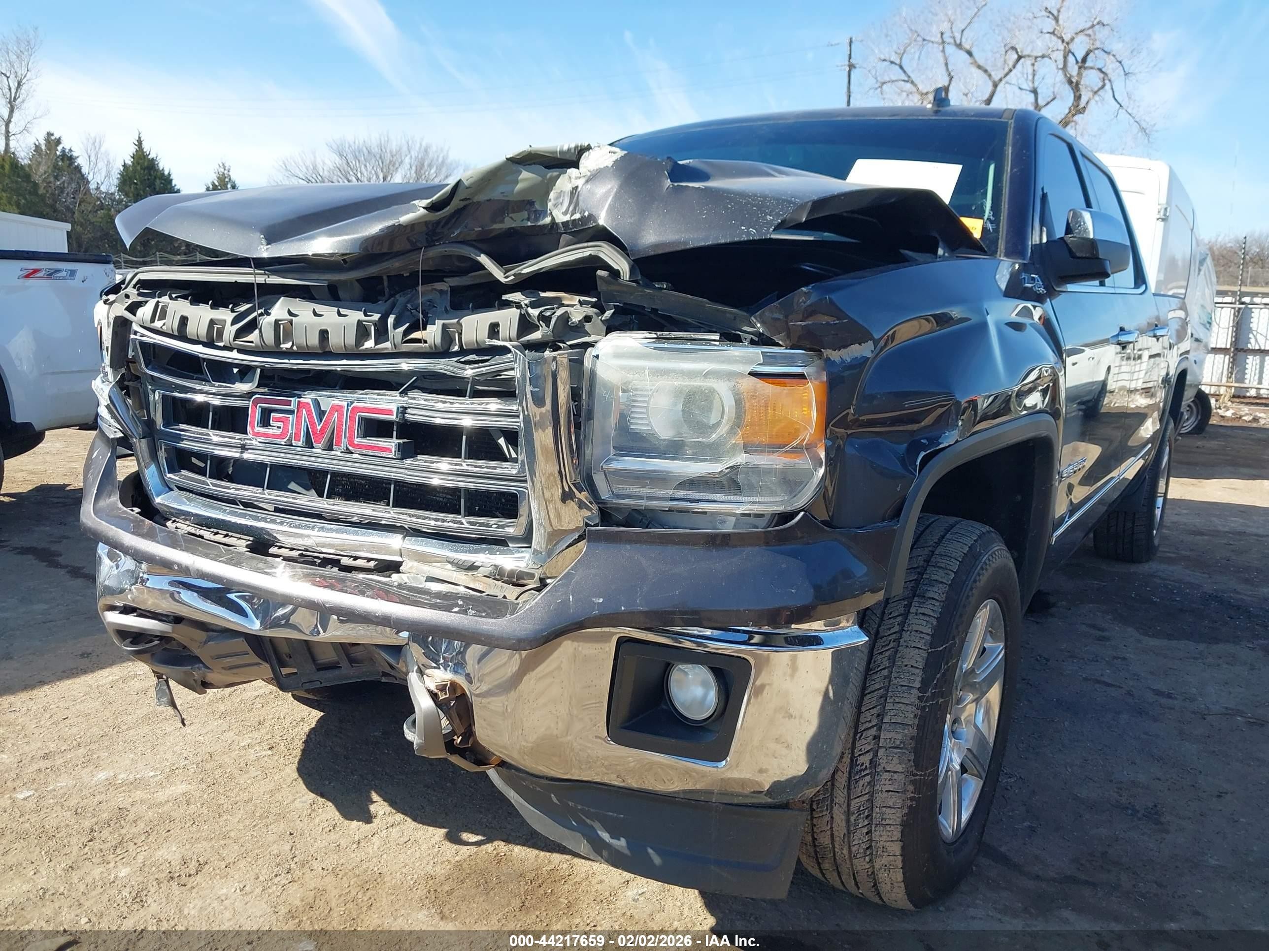 2014 Gmc Sierra 1500 Slt Black vin: 3GTU2VEC0EG261188