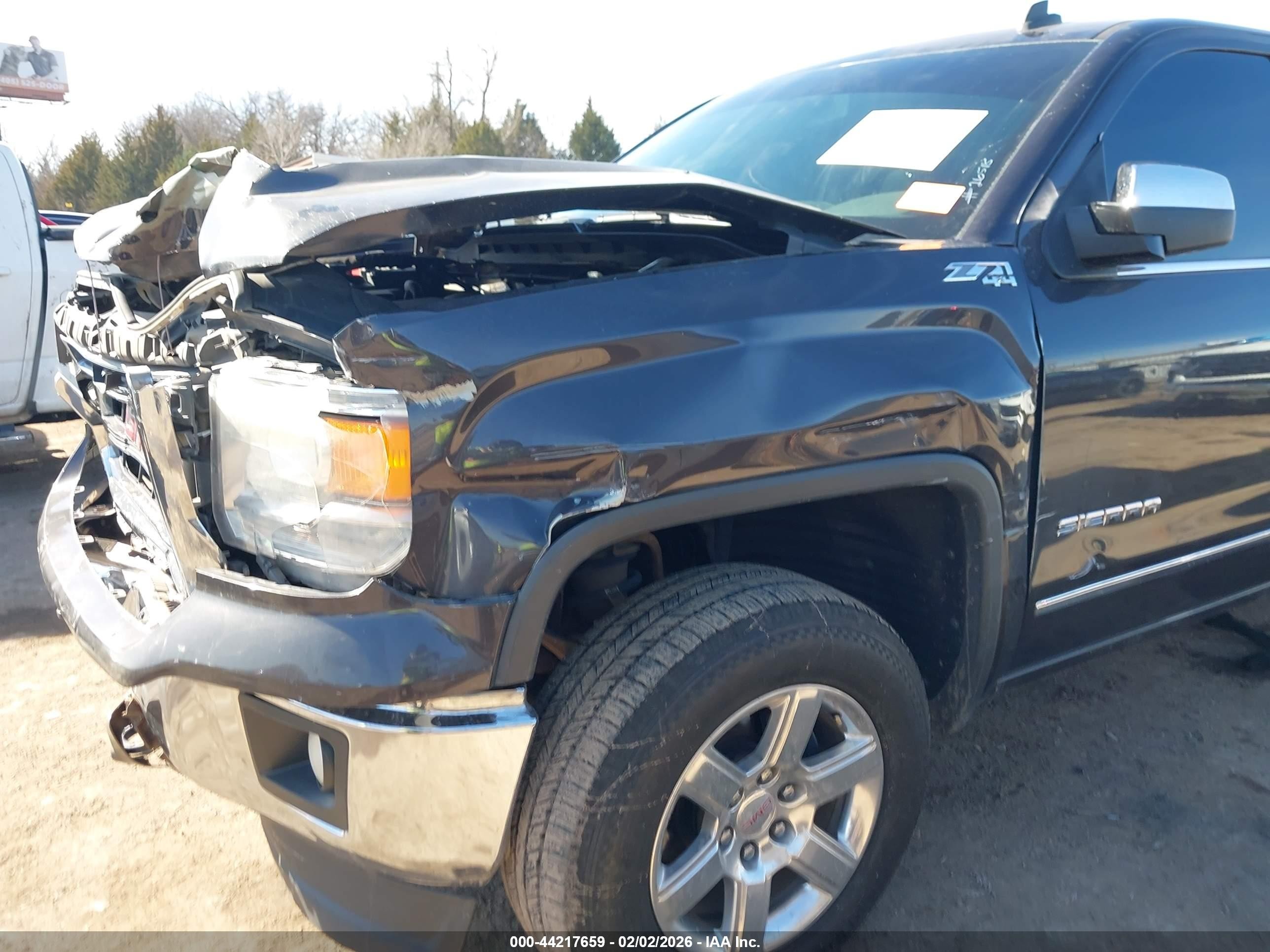 2014 Gmc Sierra 1500 Slt Black vin: 3GTU2VEC0EG261188