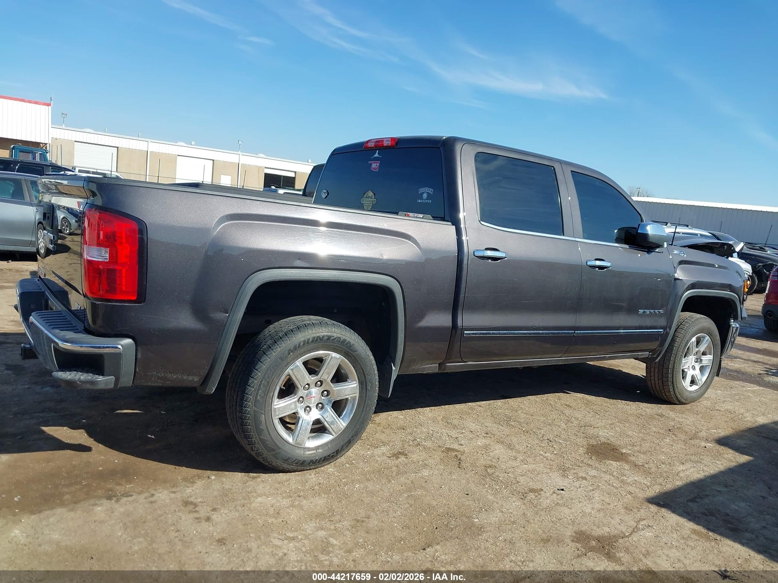 2014 Gmc Sierra 1500 Slt Black vin: 3GTU2VEC0EG261188