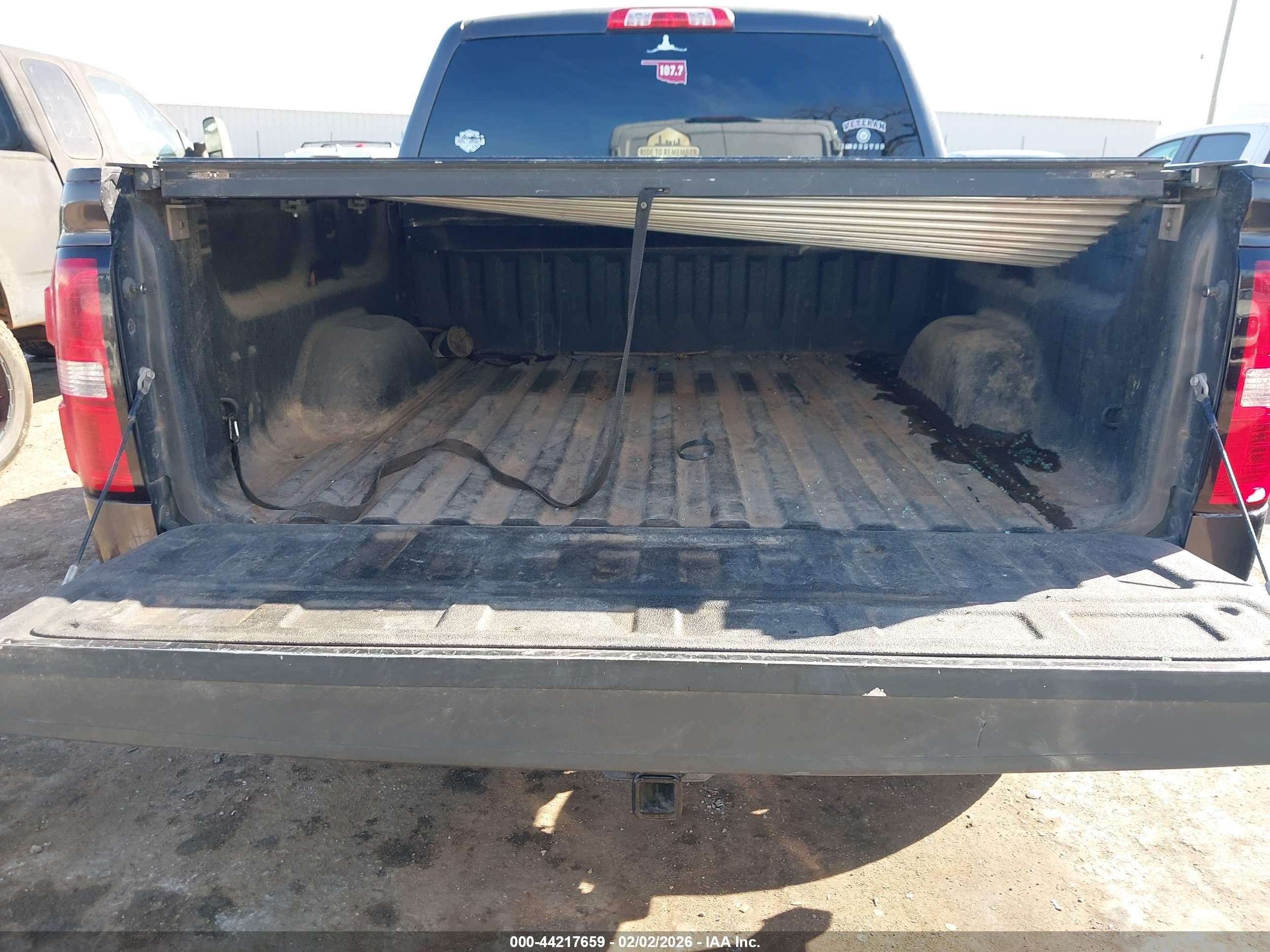 2014 Gmc Sierra 1500 Slt Black vin: 3GTU2VEC0EG261188