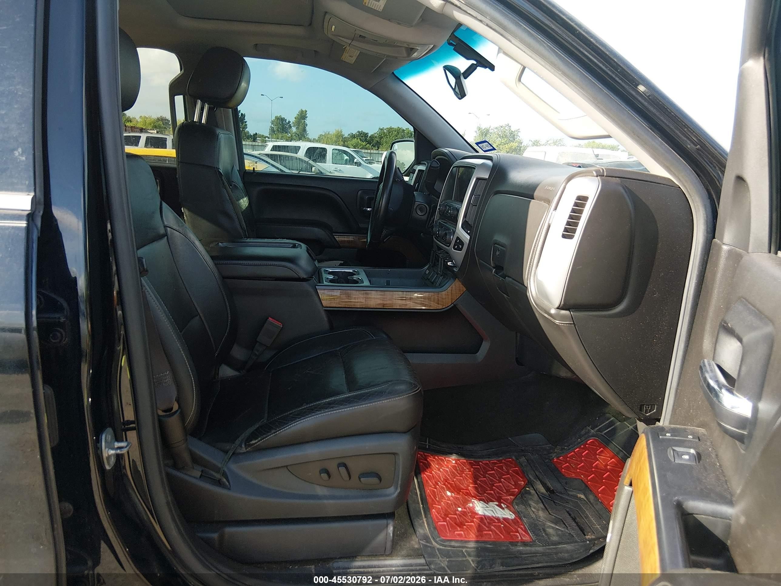 2014 Gmc Sierra 1500 Slt Black vin: 3GTU2VEC0EG336598