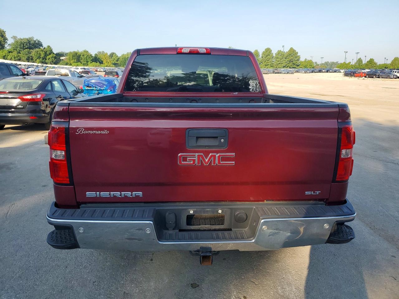 2014 Gmc Sierra K1500 Slt Maroon vin: 3GTU2VEC0EG336665