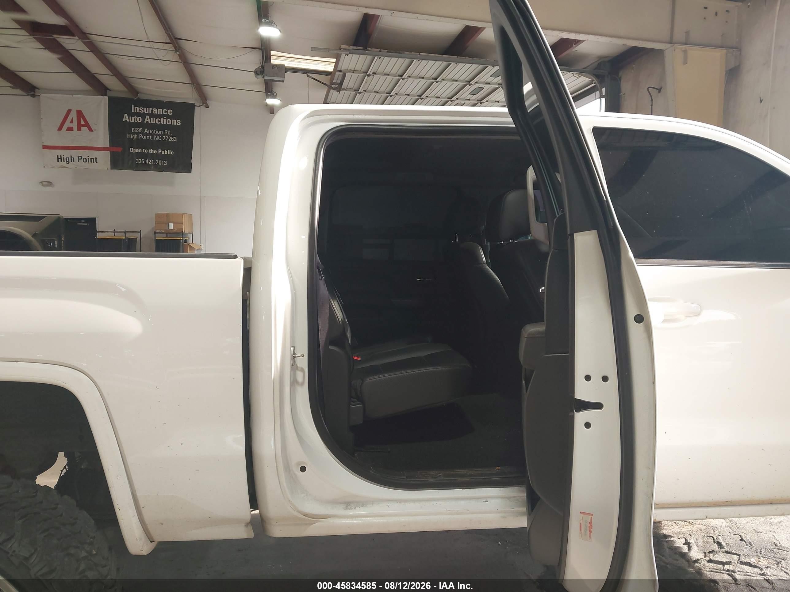 2014 Gmc Sierra 1500 Slt White vin: 3GTU2VEC0EG380911