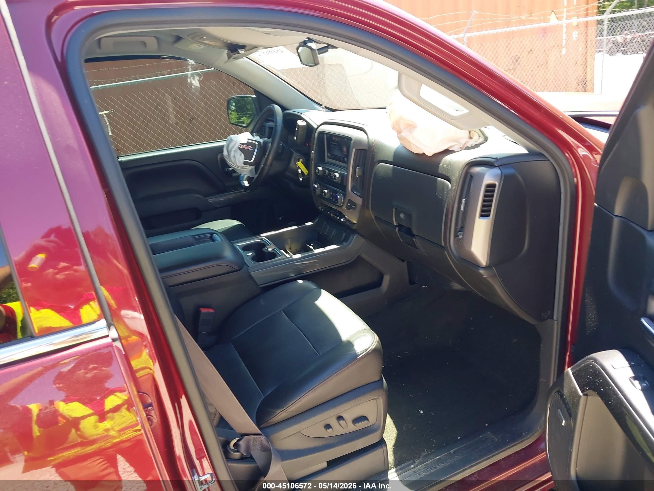 2015 Gmc Sierra 1500 Slt Maroon vin: 3GTU2VEC0FG144955