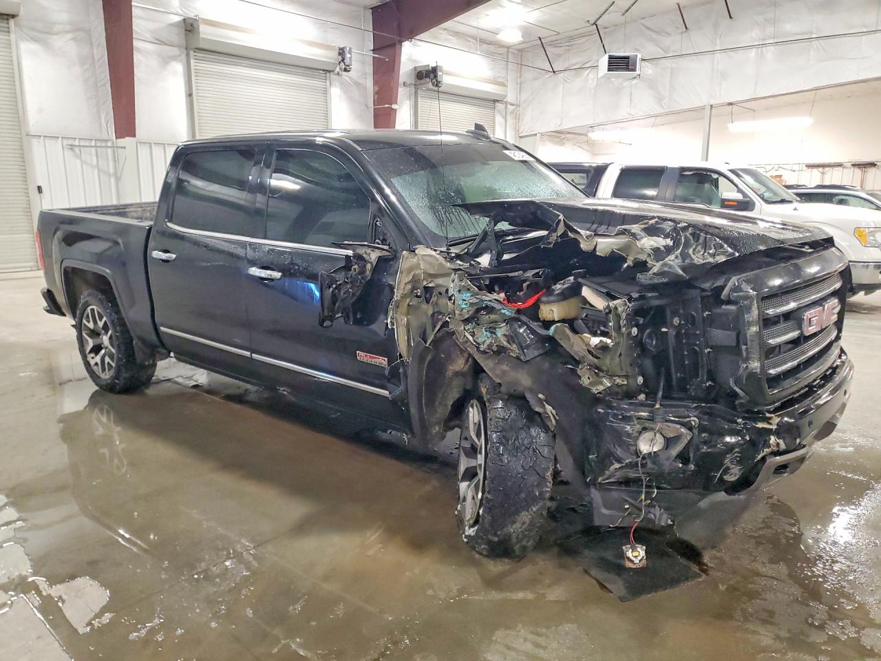 2015 Gmc Sierra K1500 Slt Black vin: 3GTU2VEC0FG179821