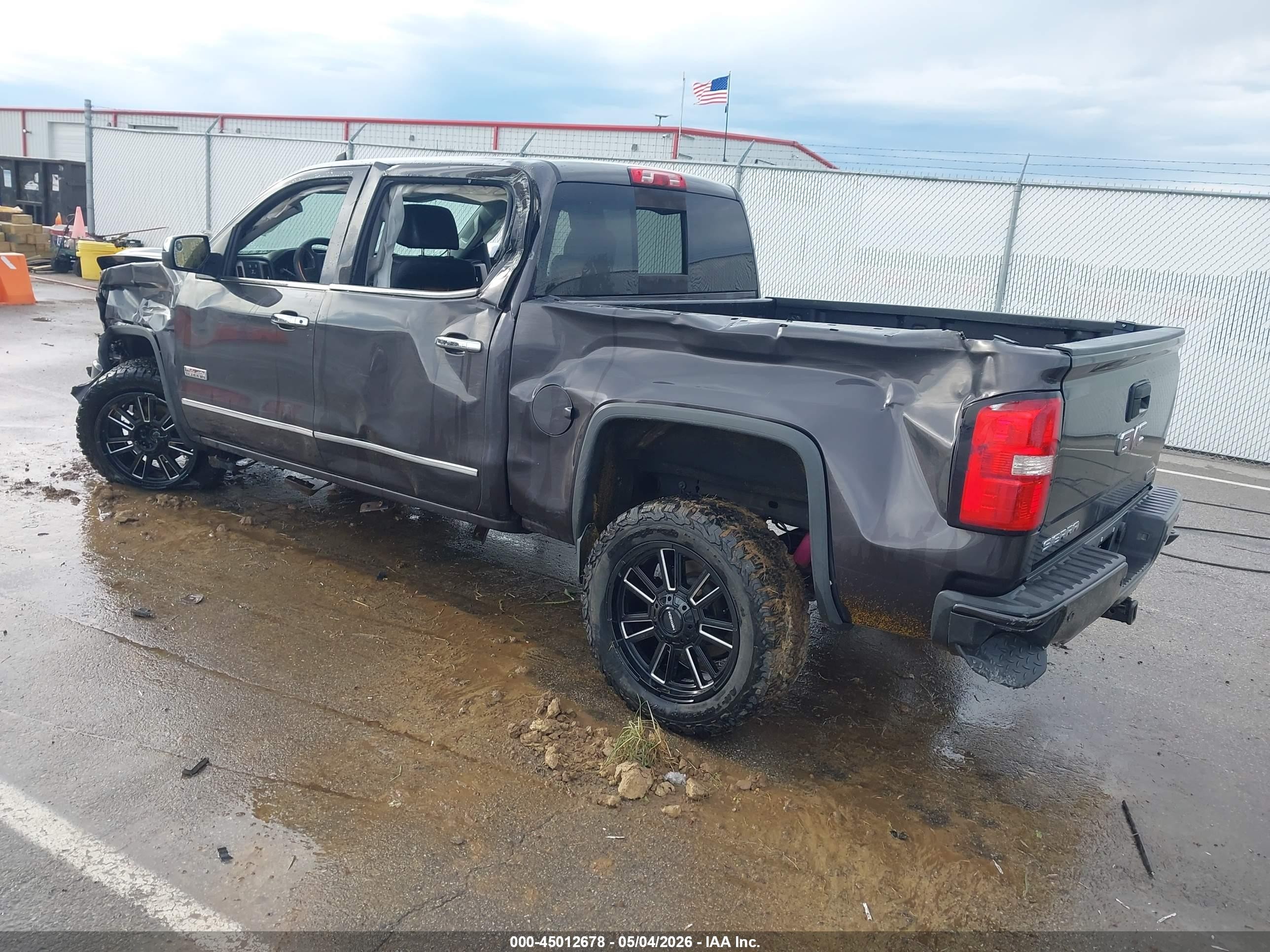 2015 Gmc Sierra 1500 Slt Серый vin: 3GTU2VEC0FG305241