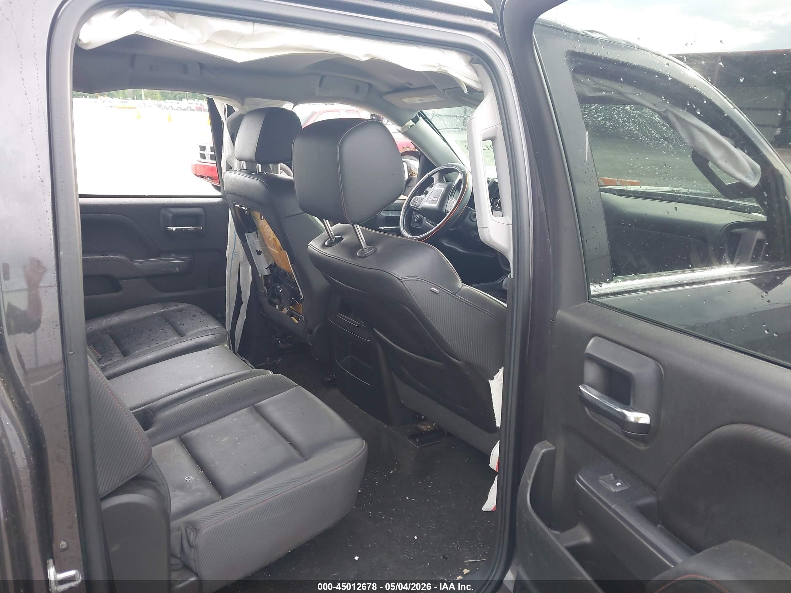 2015 Gmc Sierra 1500 Slt Серый vin: 3GTU2VEC0FG305241