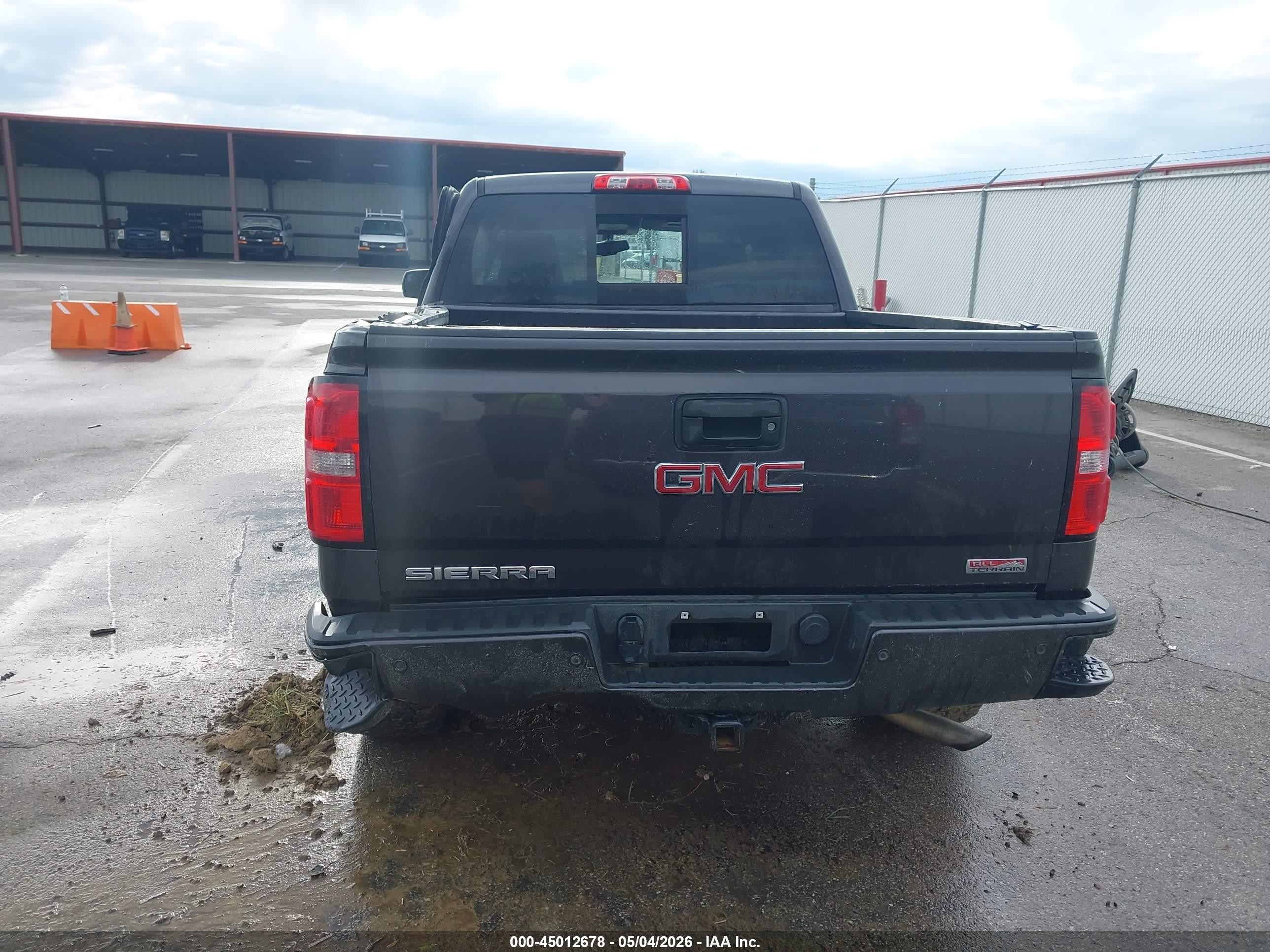 2015 Gmc Sierra 1500 Slt Серый vin: 3GTU2VEC0FG305241