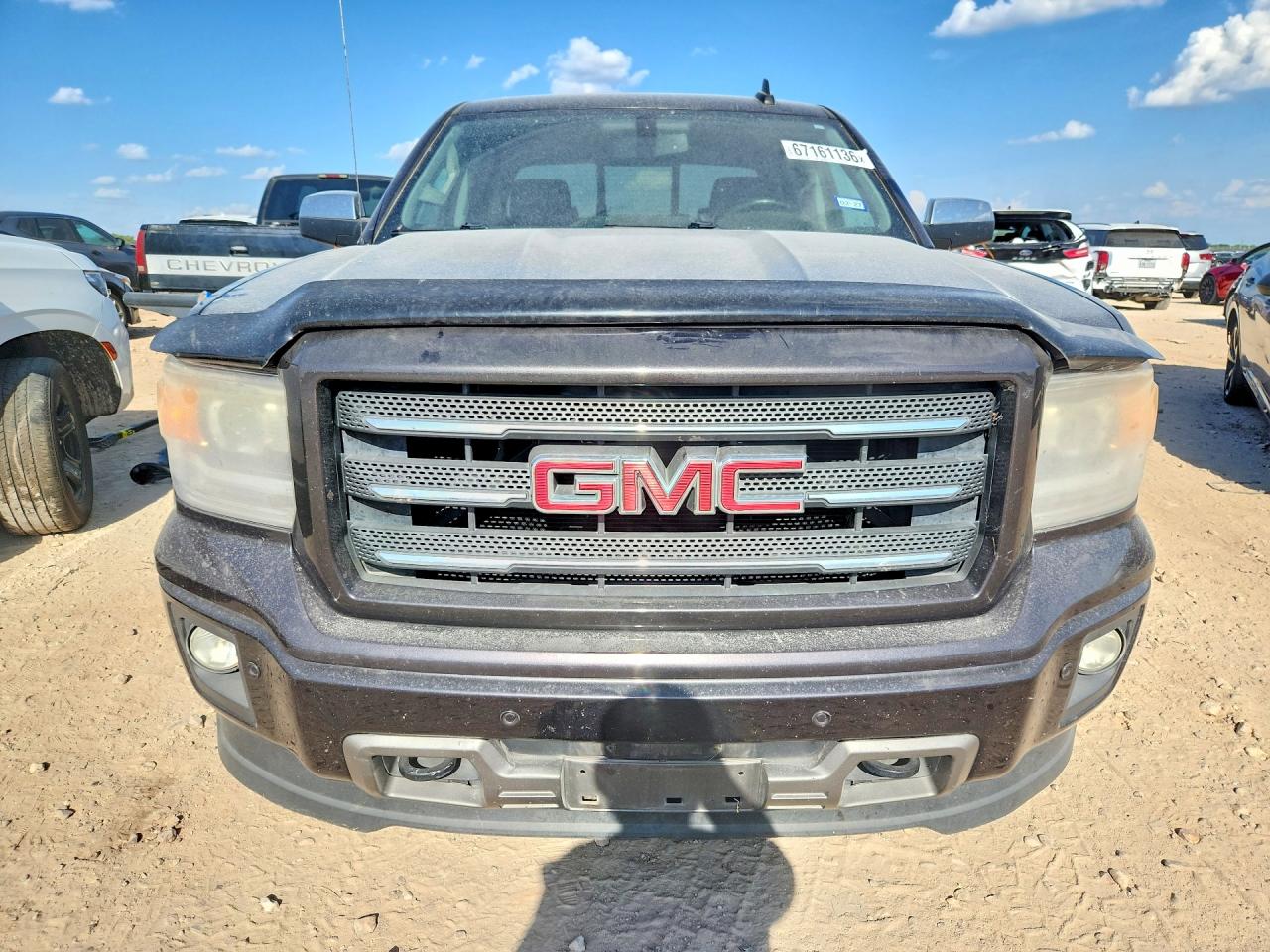 2015 Gmc Sierra K1500 Slt Charcoal vin: 3GTU2VEC0FG314134
