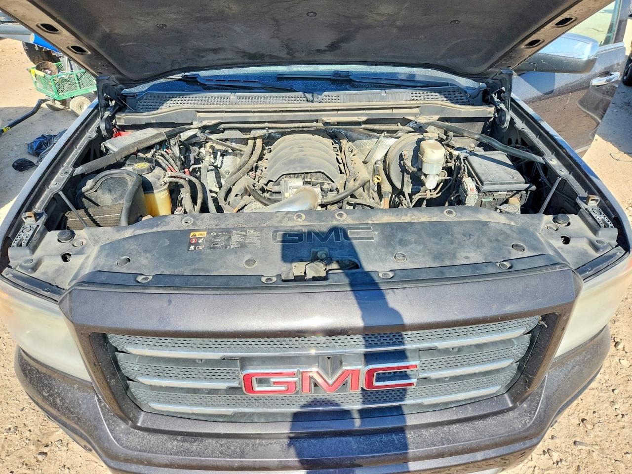 2015 Gmc Sierra K1500 Slt Charcoal vin: 3GTU2VEC0FG314134