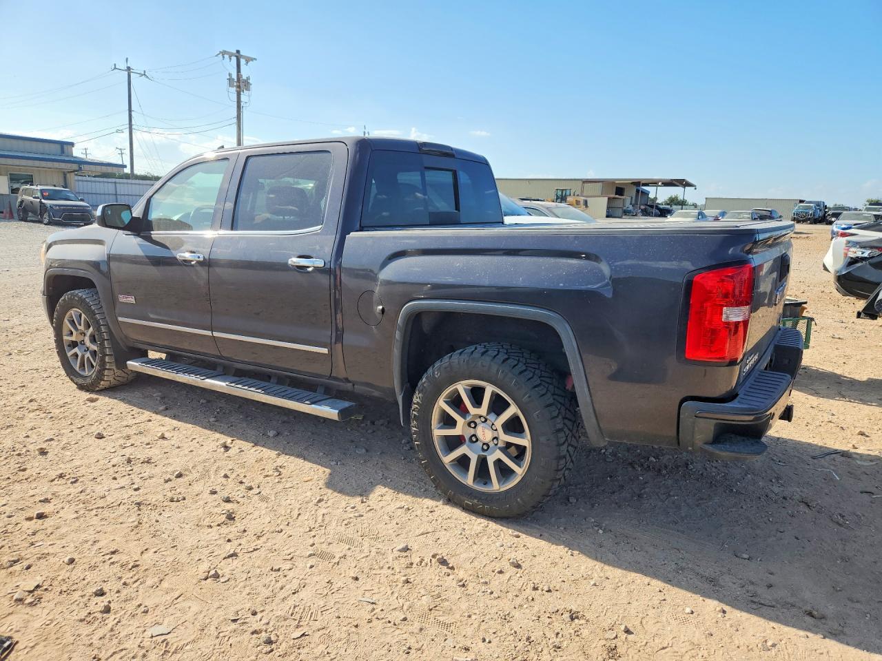 2015 Gmc Sierra K1500 Slt Charcoal vin: 3GTU2VEC0FG314134