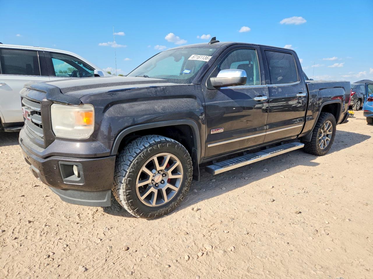 2015 Gmc Sierra K1500 Slt Charcoal vin: 3GTU2VEC0FG314134