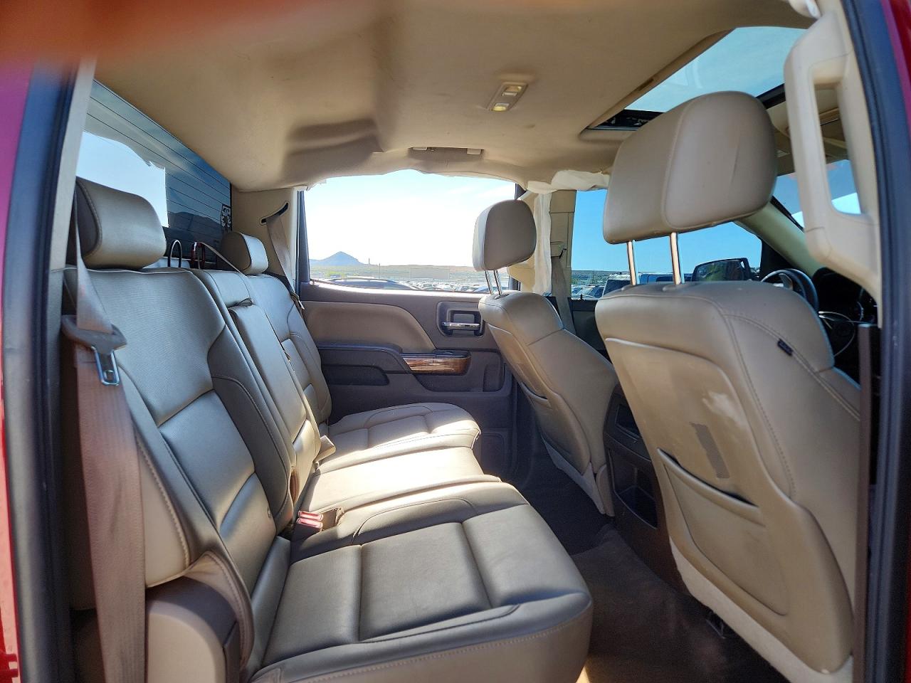 2015 Gmc Sierra K1500 Slt Burgundy vin: 3GTU2VEC0FG335985