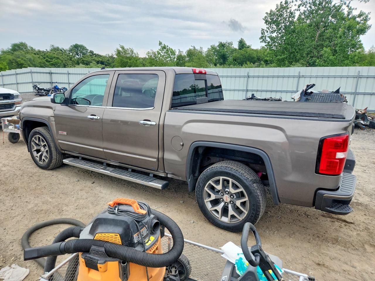 2015 Gmc Sierra K1500 Slt Tan vin: 3GTU2VEC0FG390601