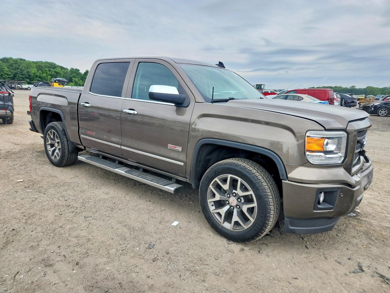 2015 Gmc Sierra K1500 Slt Tan vin: 3GTU2VEC0FG390601