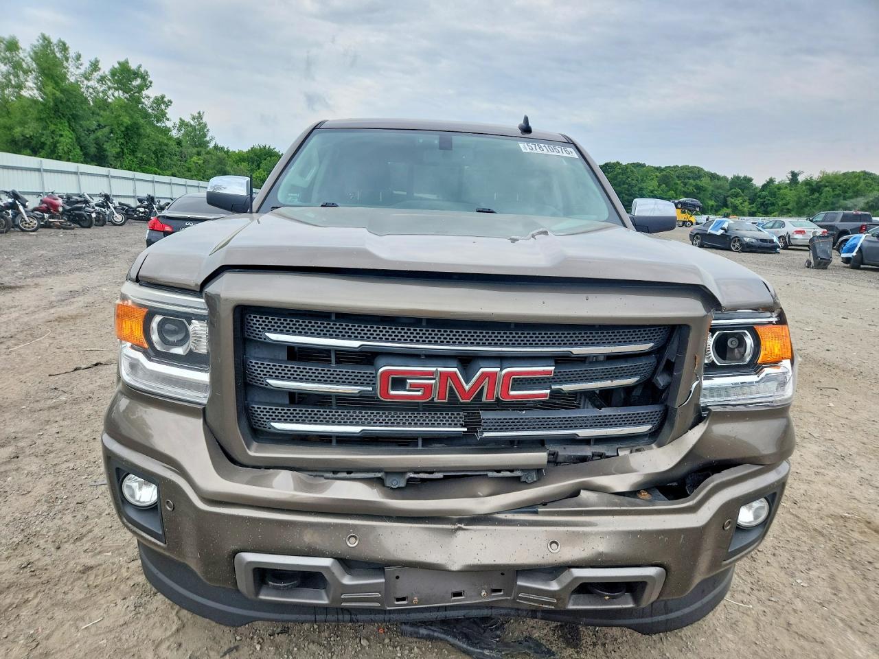 2015 Gmc Sierra K1500 Slt Tan vin: 3GTU2VEC0FG390601