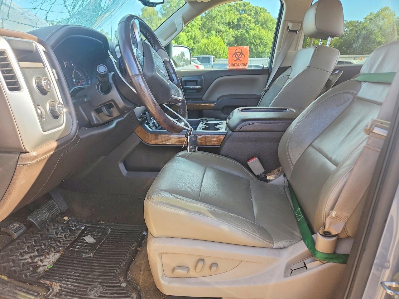 2015 Gmc Sierra K1500 Slt Blue vin: 3GTU2VEC0FG407560