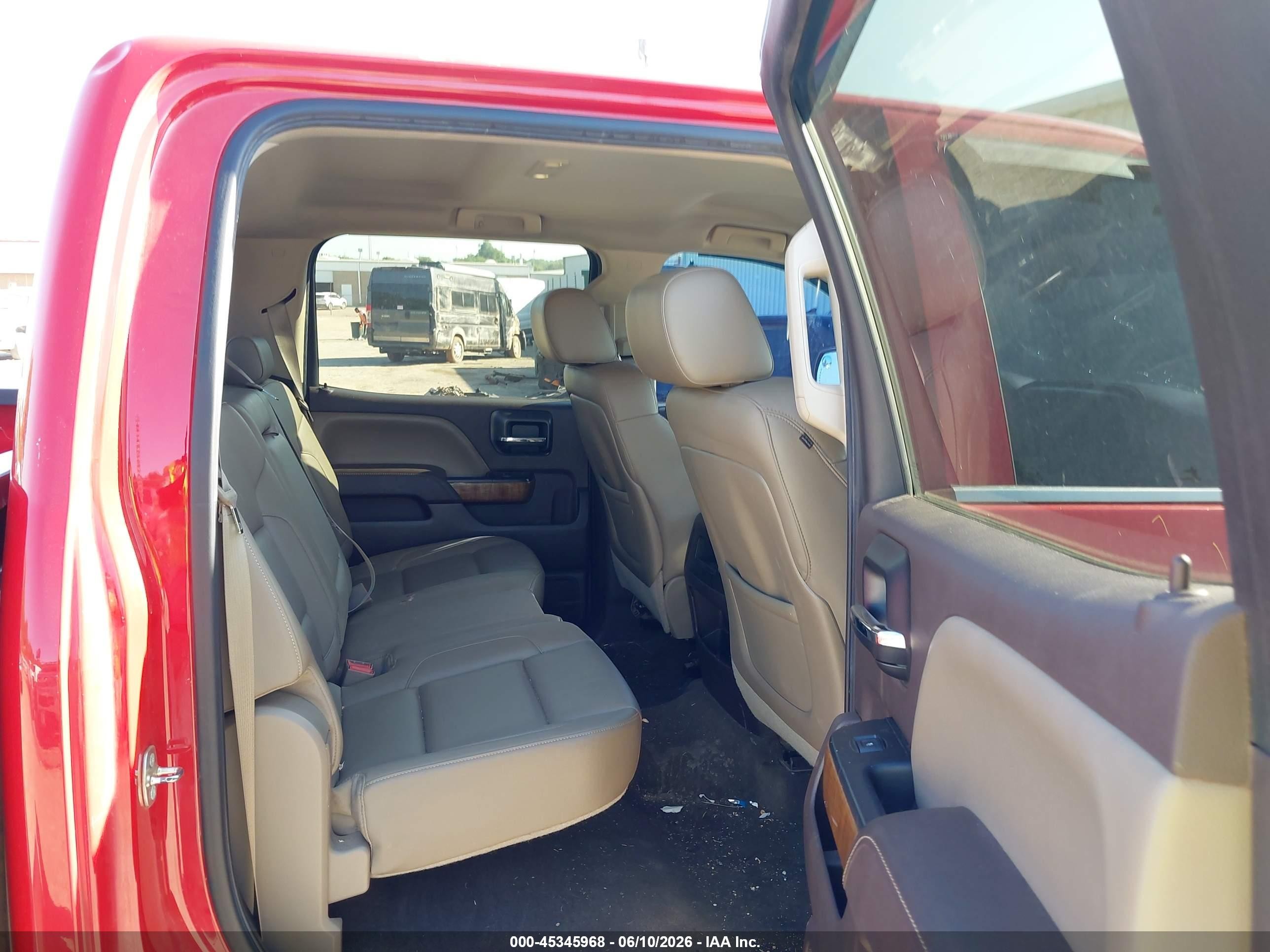 2015 Gmc Sierra 1500 Slt Red vin: 3GTU2VEC0FG446388