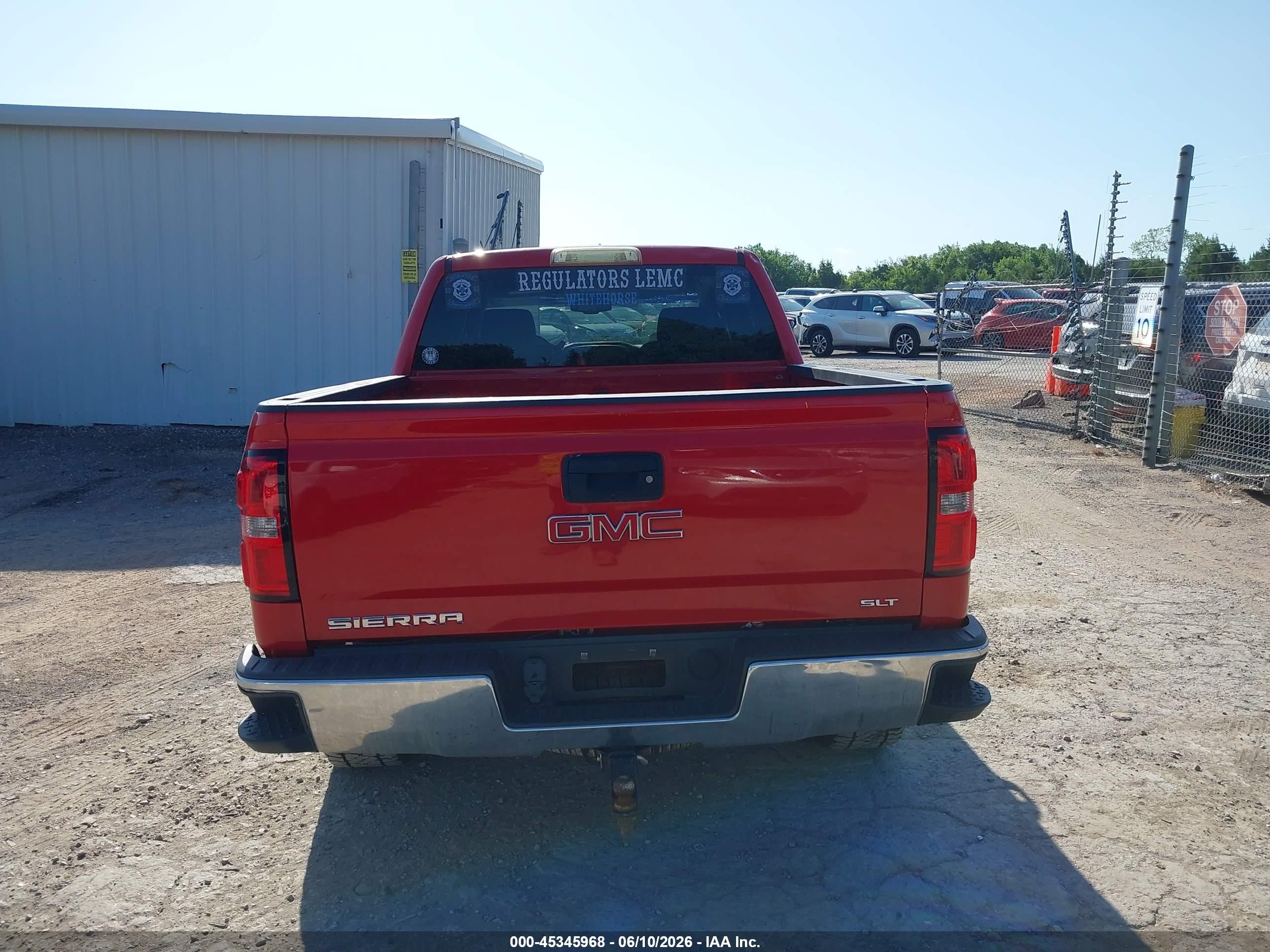 2015 Gmc Sierra 1500 Slt Red vin: 3GTU2VEC0FG446388