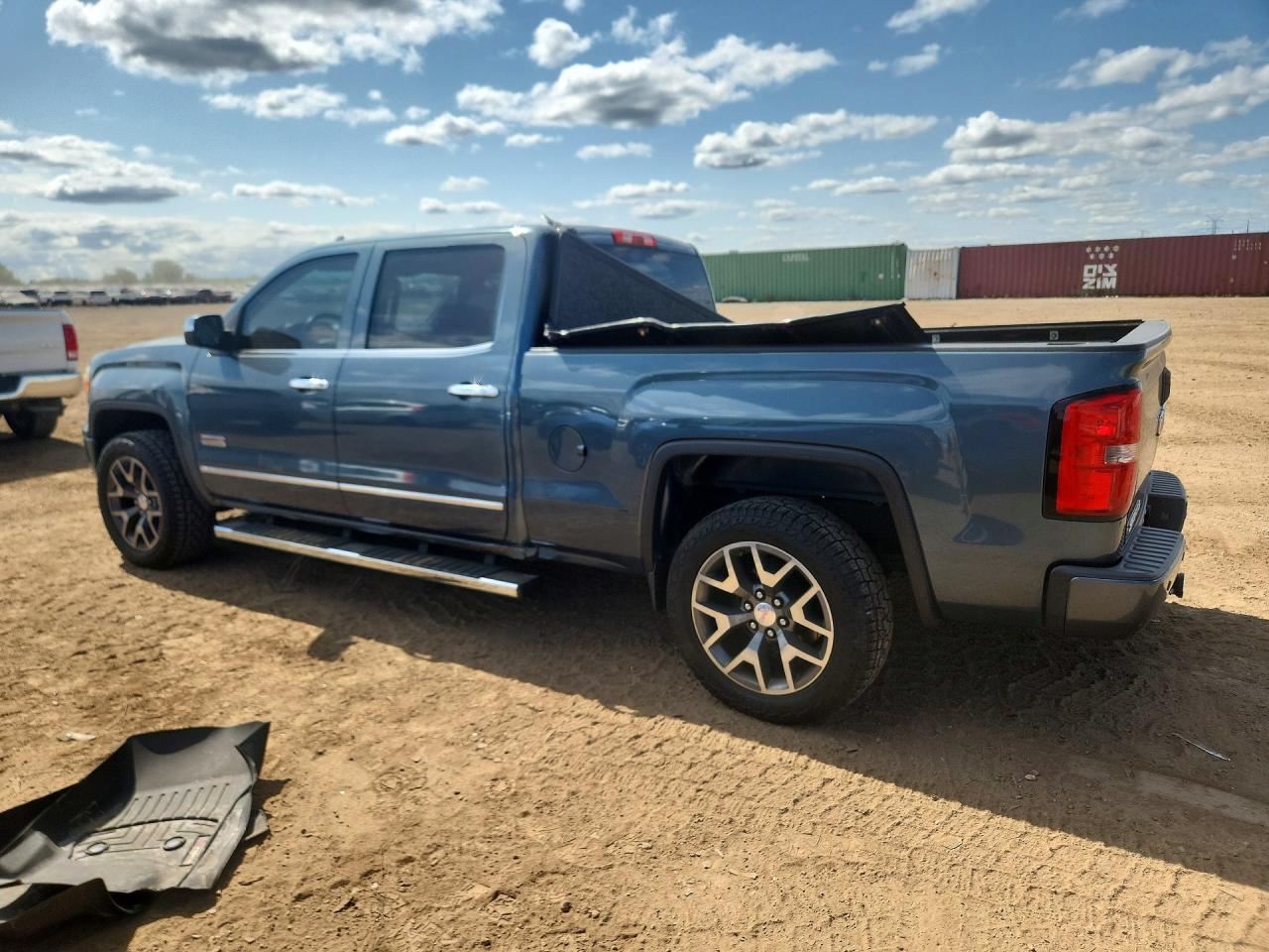 2014 Gmc Sierra K1500 Slt Blue vin: 3GTU2VEC1EG100087