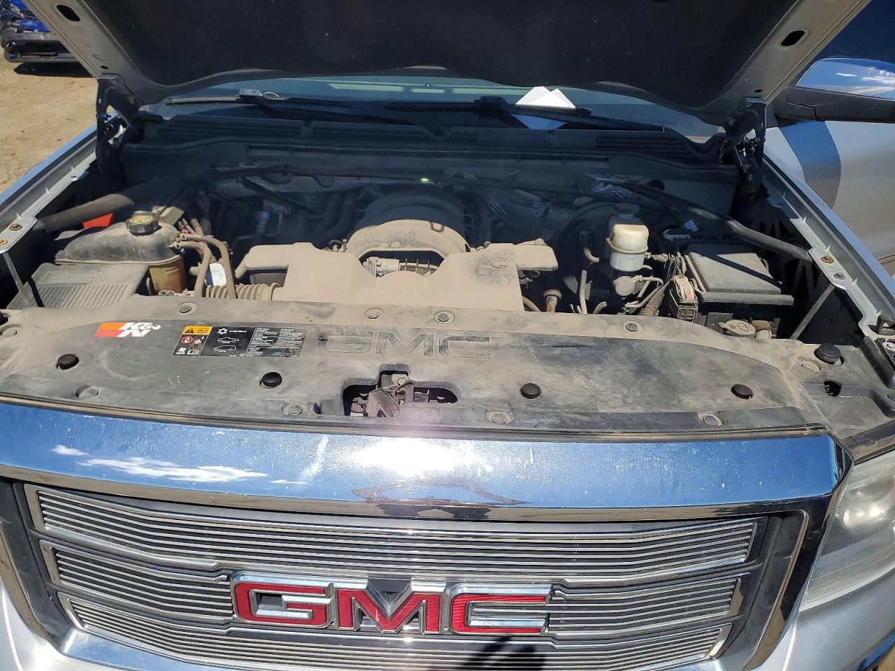 2014 Gmc Sierra K1500 Slt Silver vin: 3GTU2VEC1EG130318