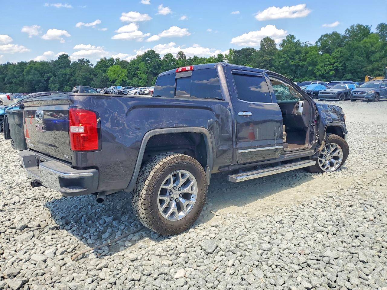 2014 Gmc Sierra K1500 Slt Черный vin: 3GTU2VEC1EG136670