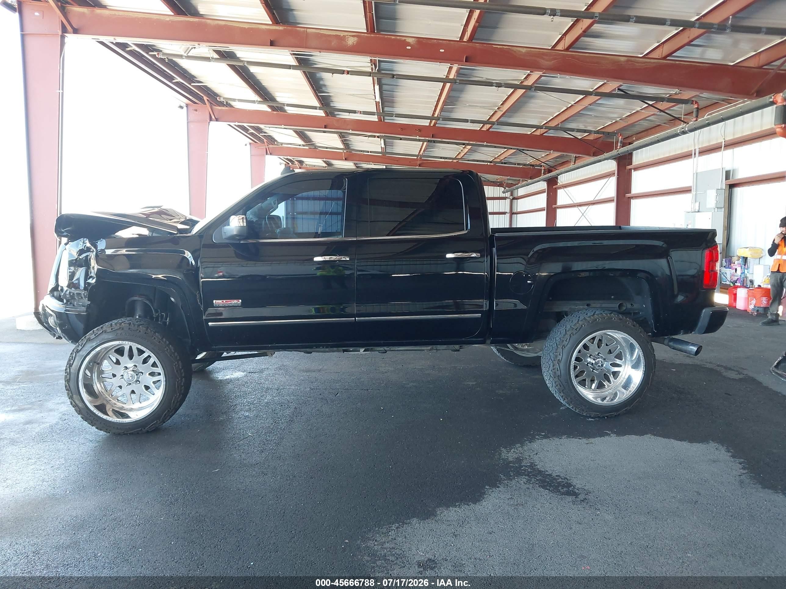 2014 Gmc Sierra 1500 Slt Black vin: 3GTU2VEC1EG240317
