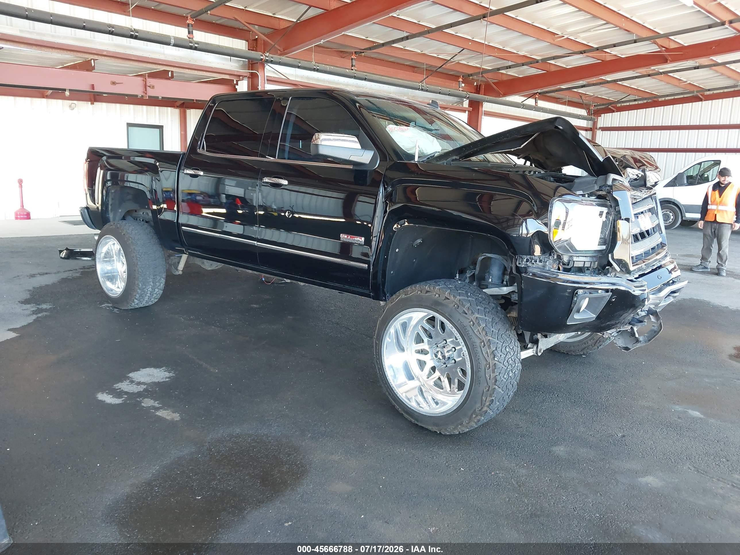 2014 Gmc Sierra 1500 Slt Black vin: 3GTU2VEC1EG240317