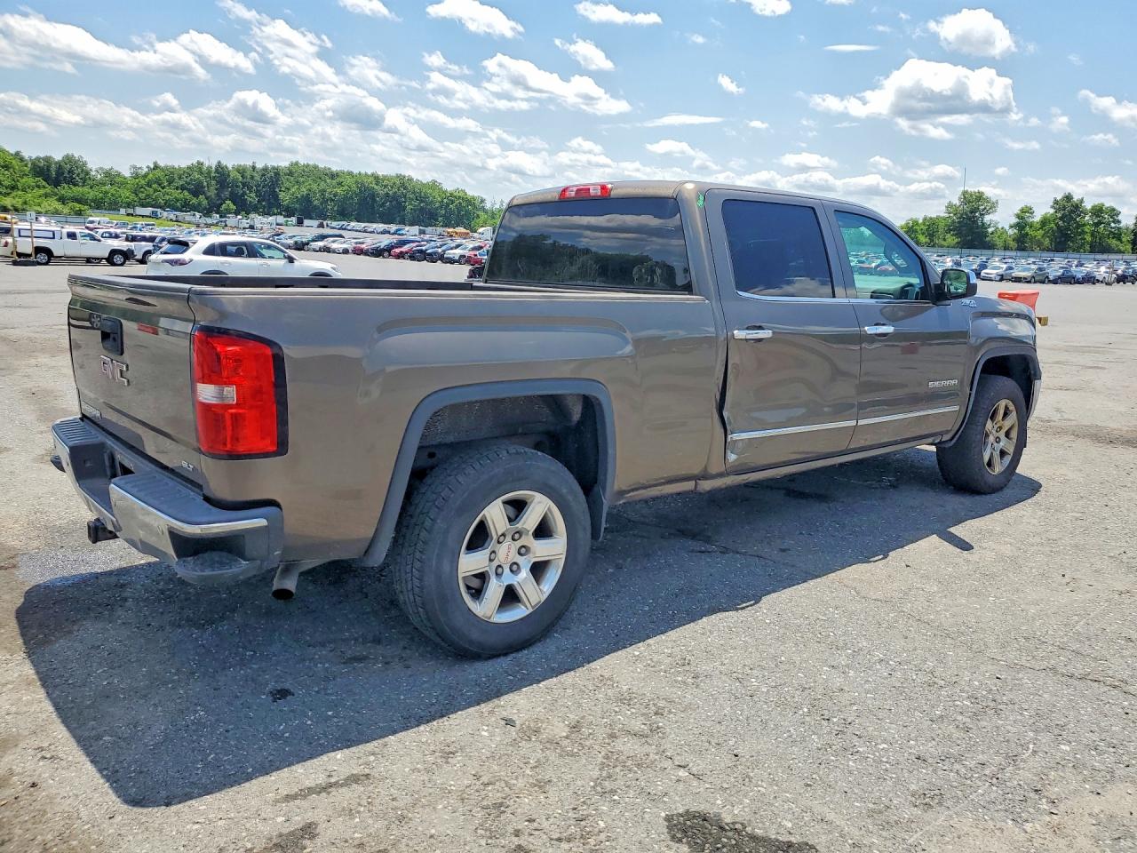 2014 Gmc Sierra K1500 Slt Brown vin: 3GTU2VEC1EG320927