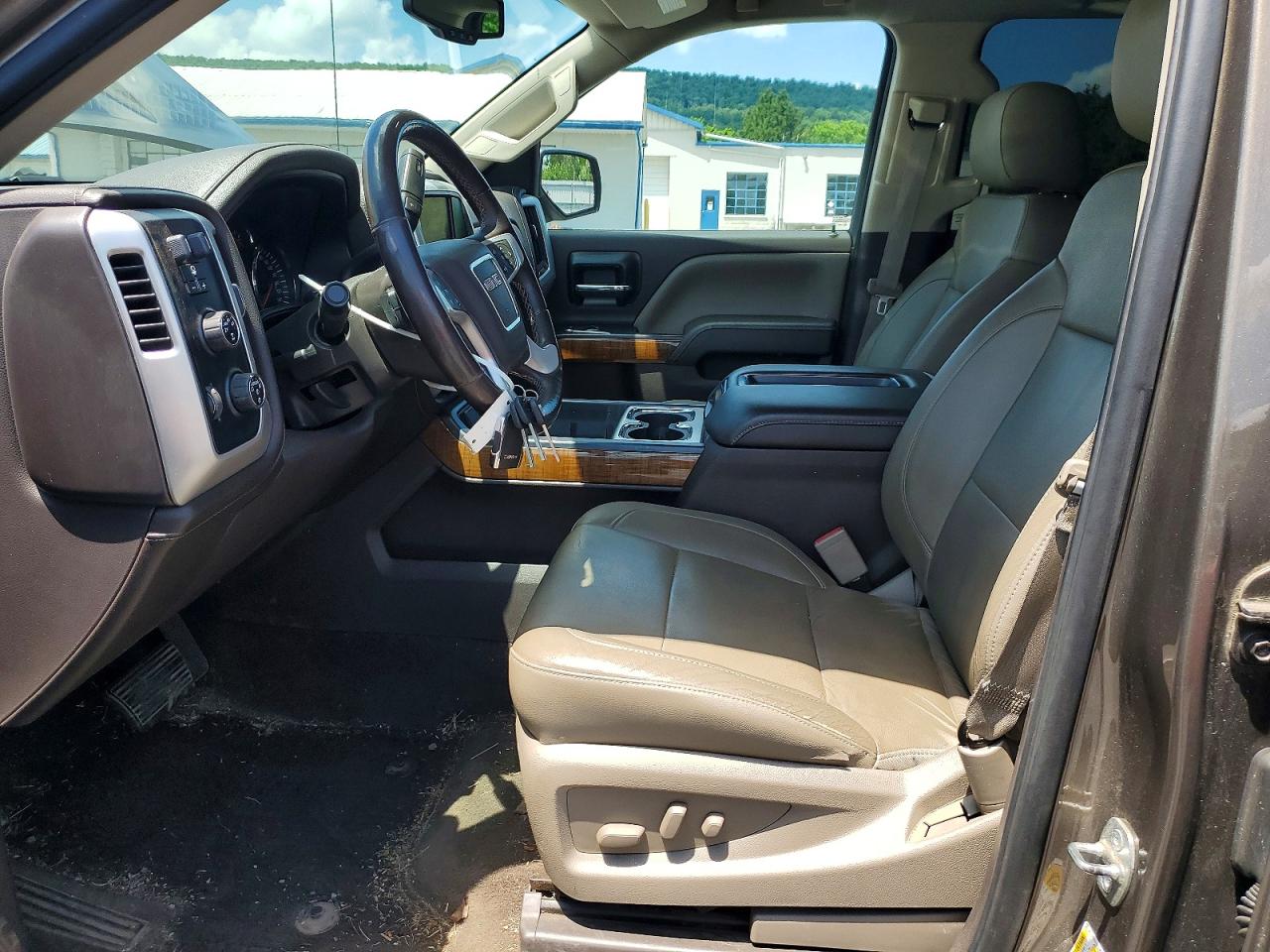 2014 Gmc Sierra K1500 Slt Brown vin: 3GTU2VEC1EG320927