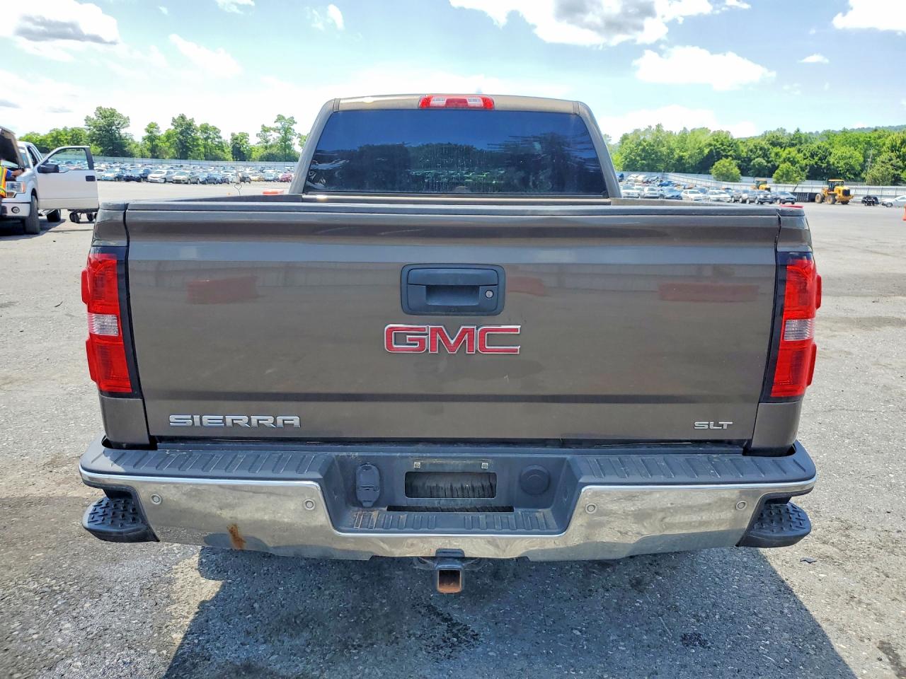 2014 Gmc Sierra K1500 Slt Brown vin: 3GTU2VEC1EG320927