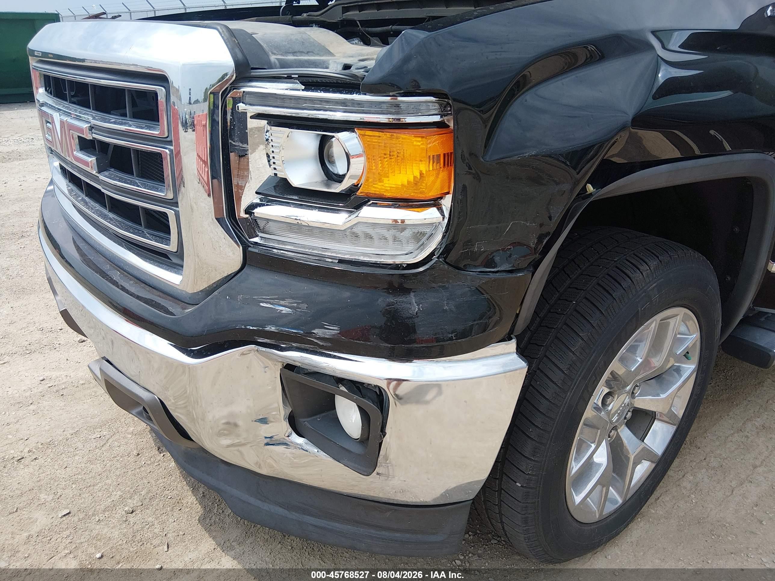 2014 Gmc Sierra 1500 Slt Черный vin: 3GTU2VEC1EG425919