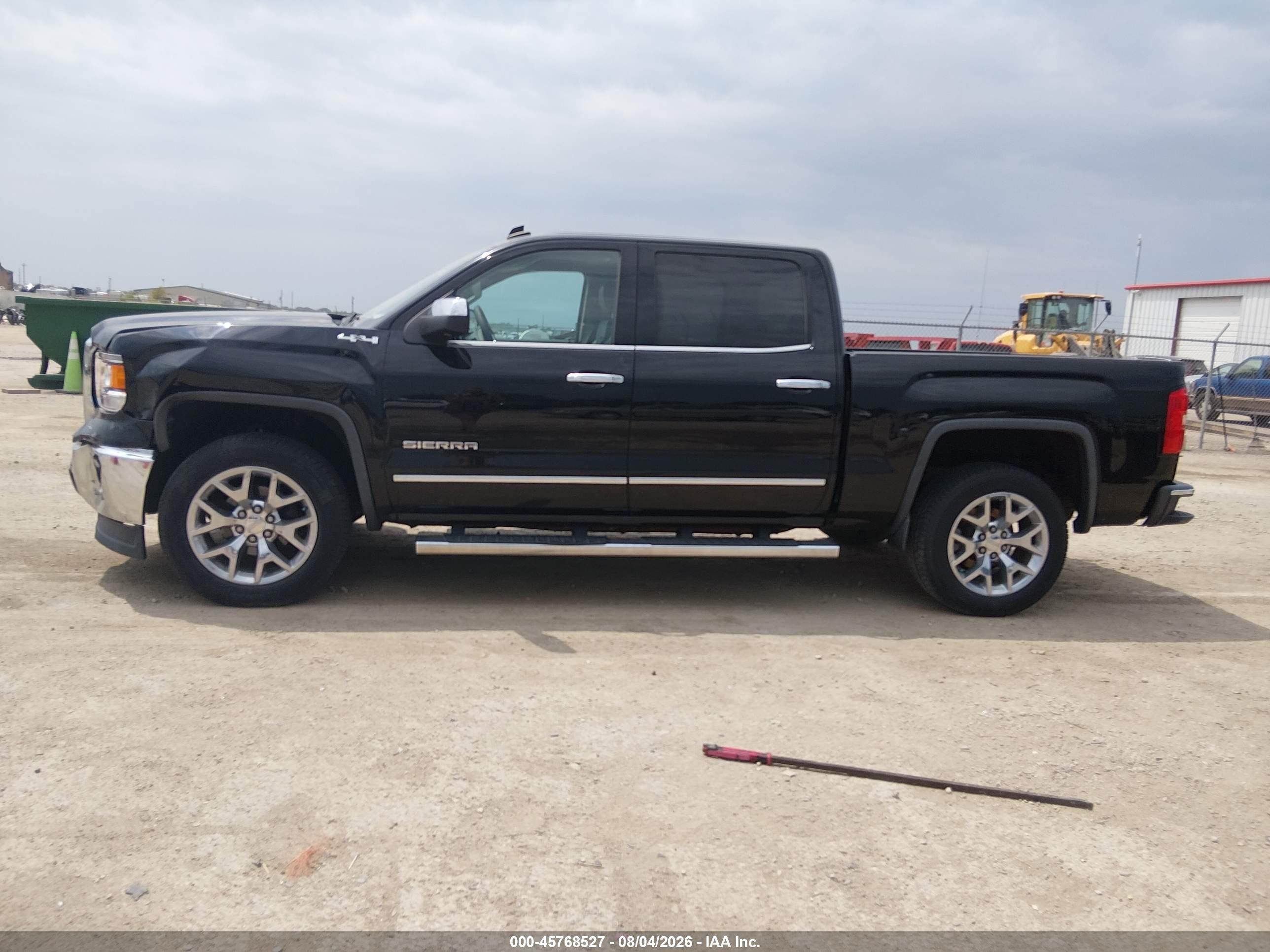 2014 Gmc Sierra 1500 Slt Черный vin: 3GTU2VEC1EG425919
