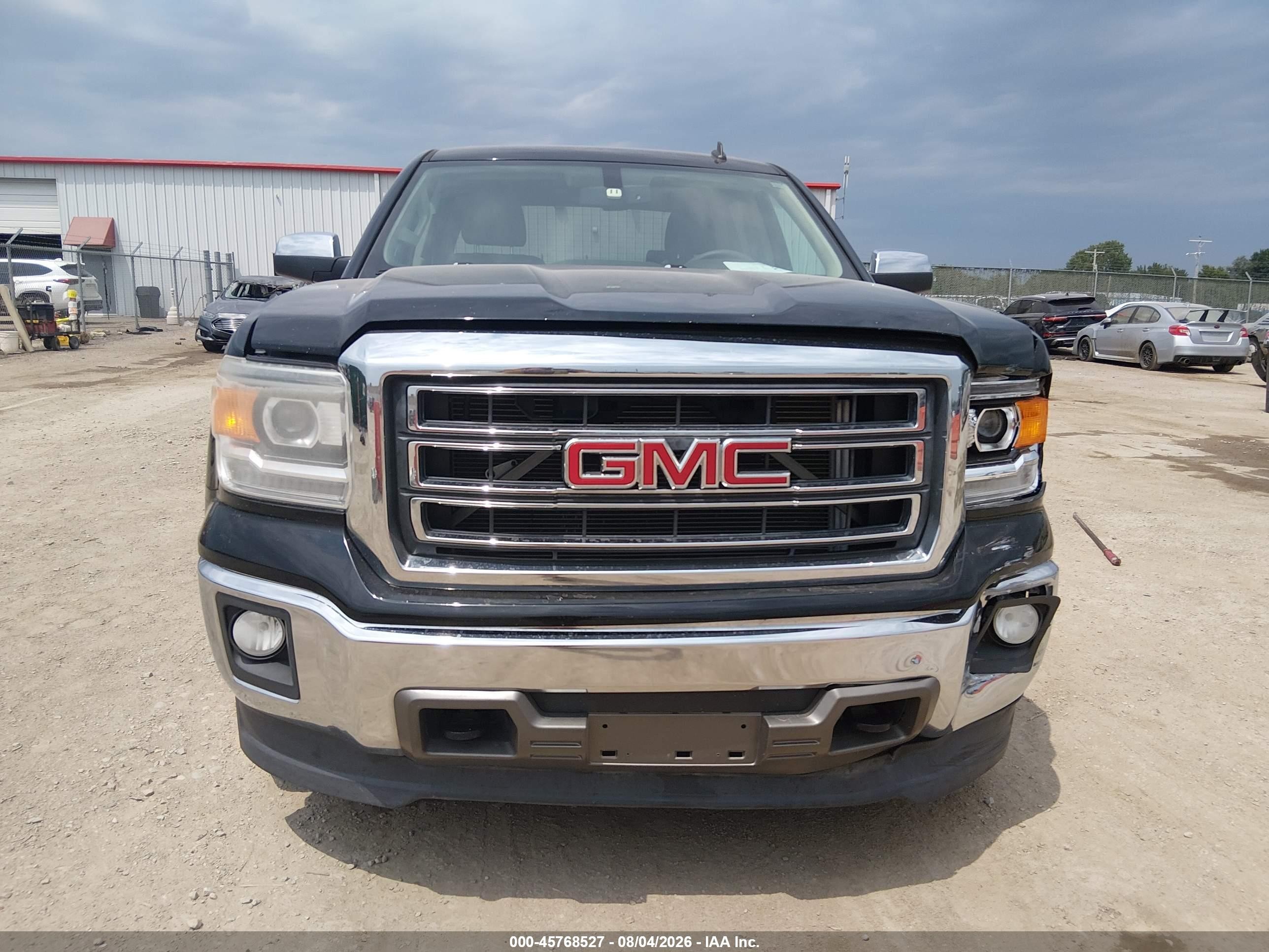 2014 Gmc Sierra 1500 Slt Черный vin: 3GTU2VEC1EG425919