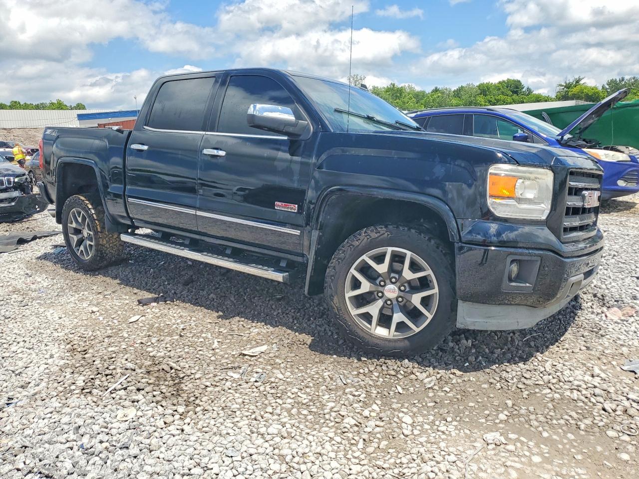 2014 Gmc Sierra K1500 Slt Черный vin: 3GTU2VEC1EG457592