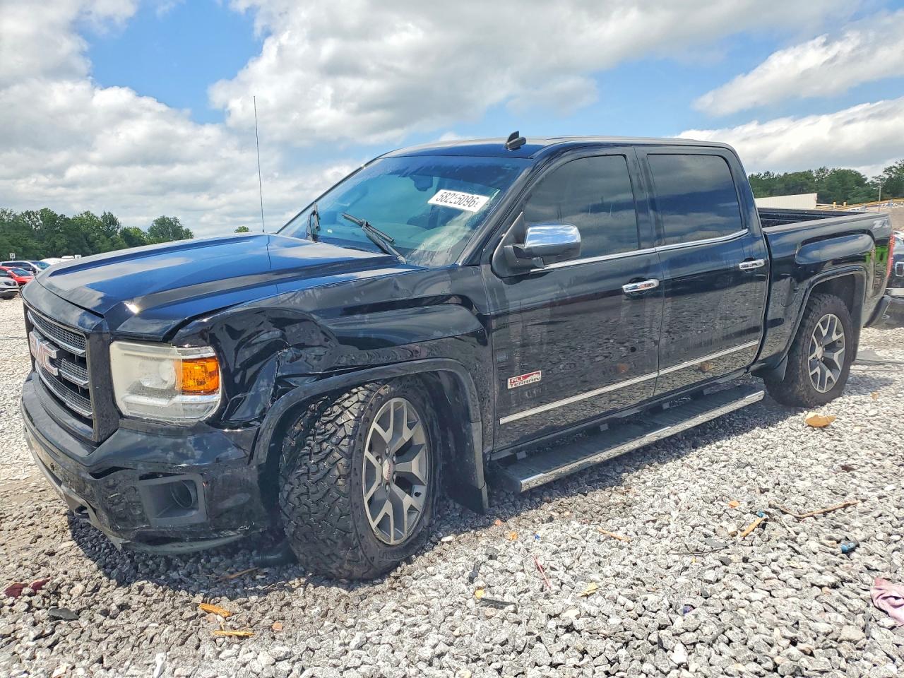 2014 Gmc Sierra K1500 Slt Black vin: 3GTU2VEC1EG457592