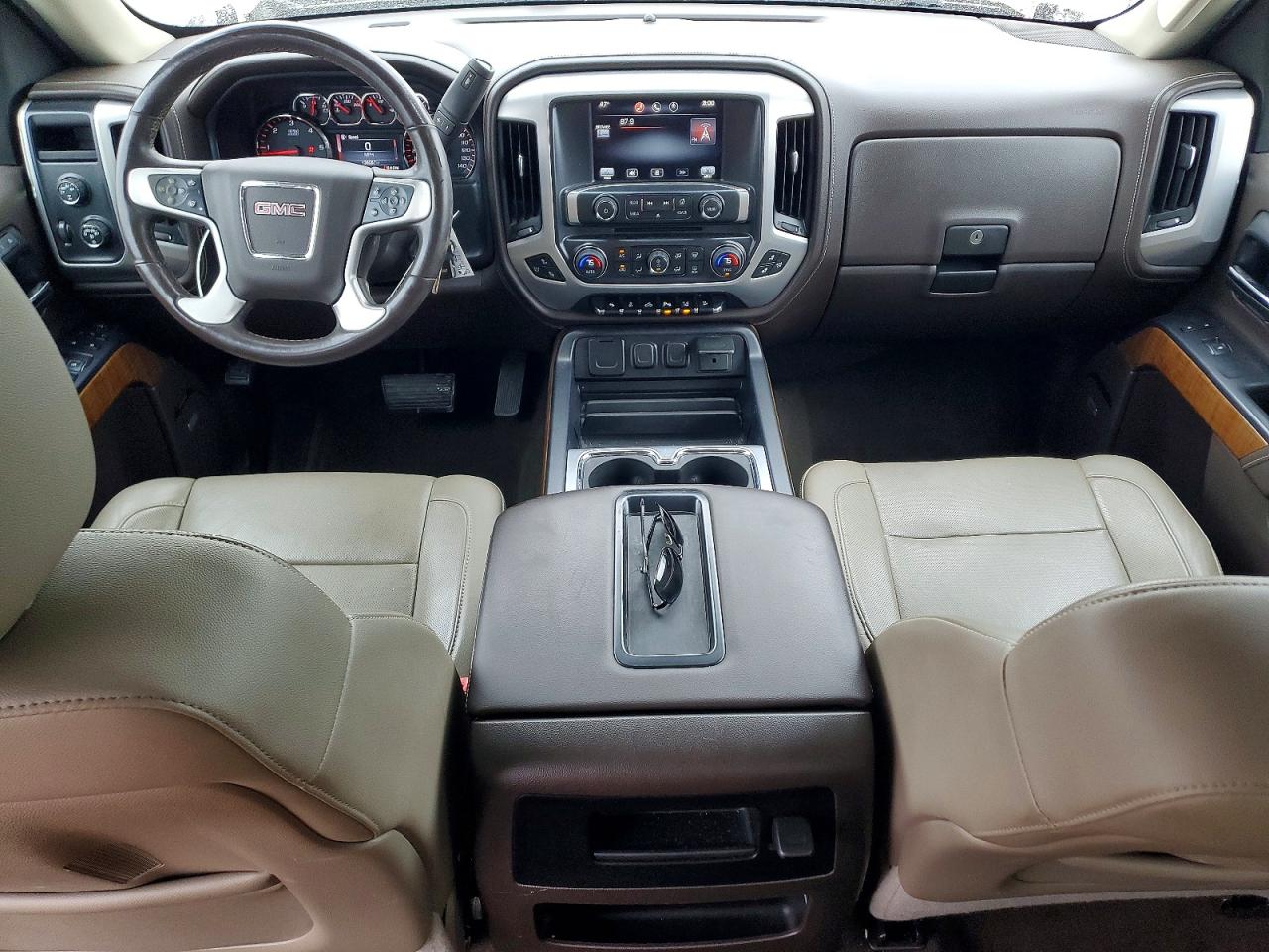 2014 Gmc Sierra K1500 Slt White vin: 3GTU2VEC1EG471556