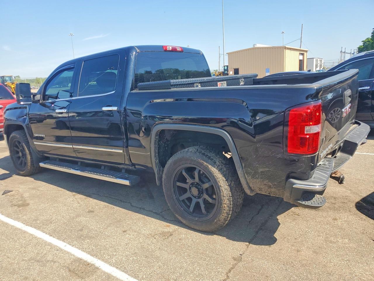 2014 Gmc Sierra K1500 Slt Black vin: 3GTU2VEC1EG503292
